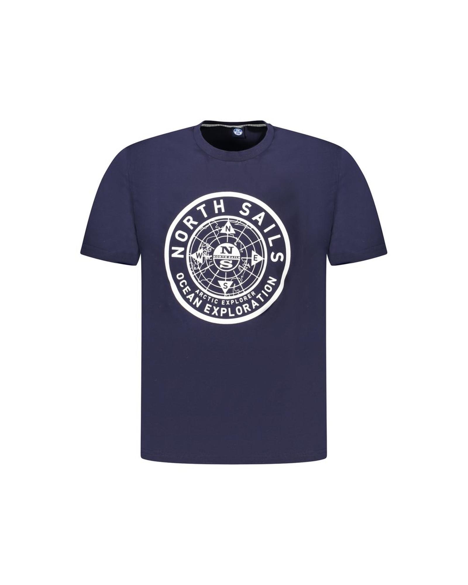 V539-NO-34358-L-202506172246-00 North Sails Men's Blue Cotton T-Shirt - L - Image 1