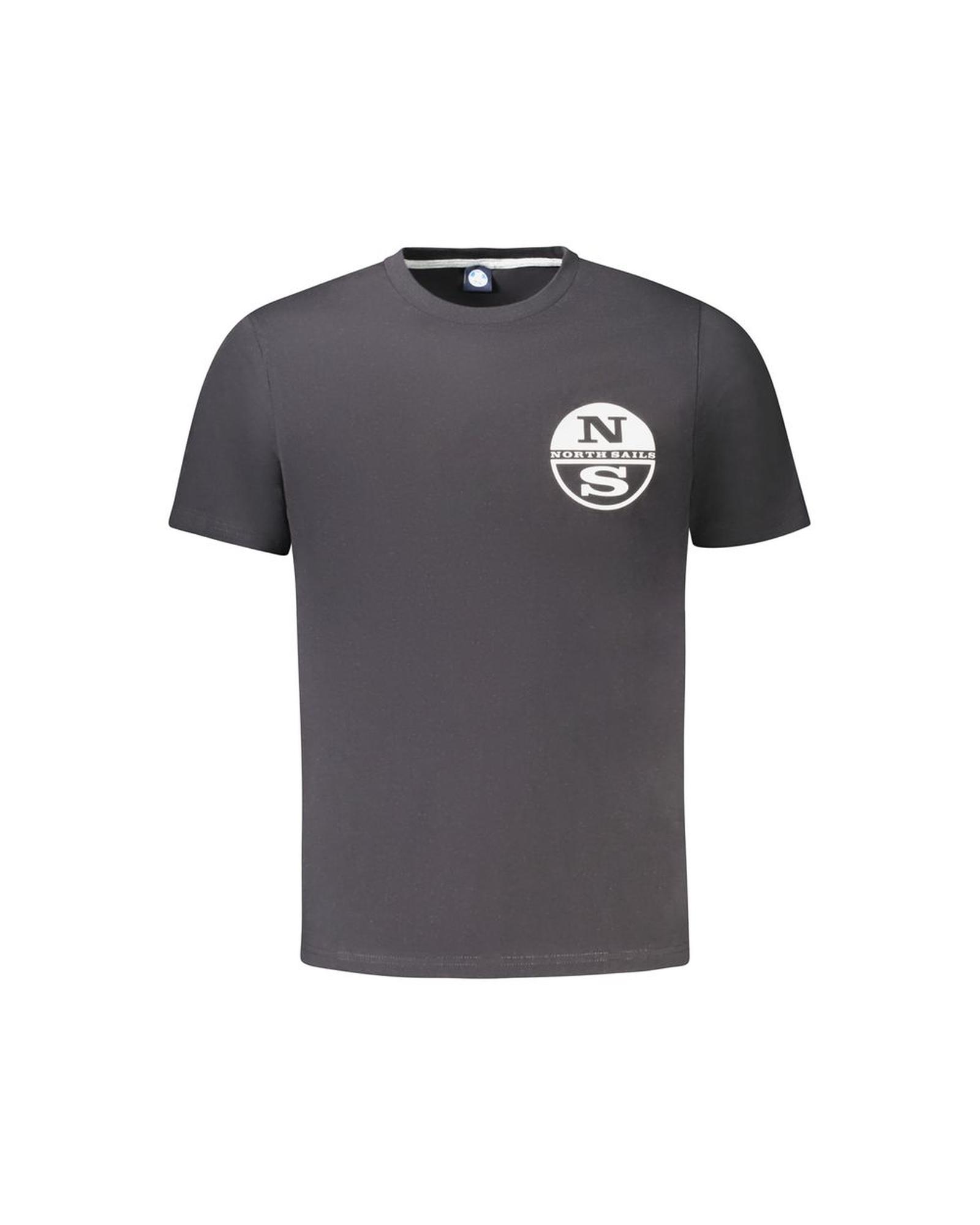 V539-NO-34363-XXL-202506172015-00 North Sails Men's Black Cotton T-Shirt - 2XL - Image 1