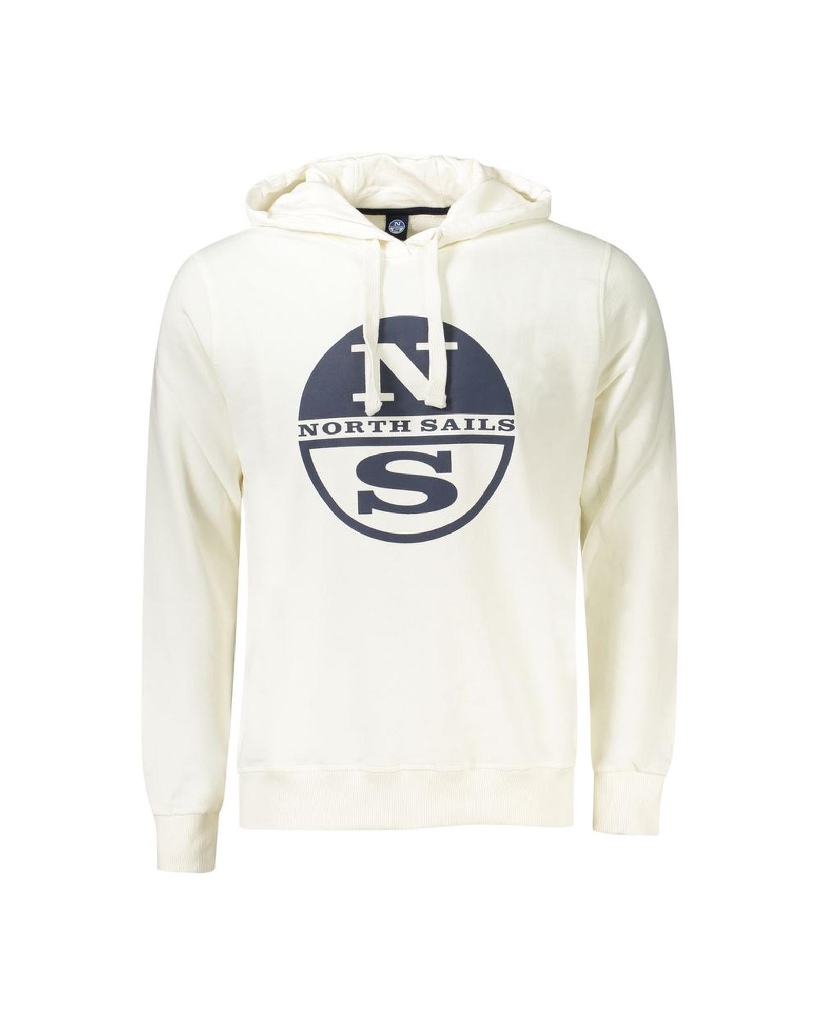 V539-NO-34365-3XL-202506172017-00 North Sails Men's White Cotton Sweater - 3XL - Image 1