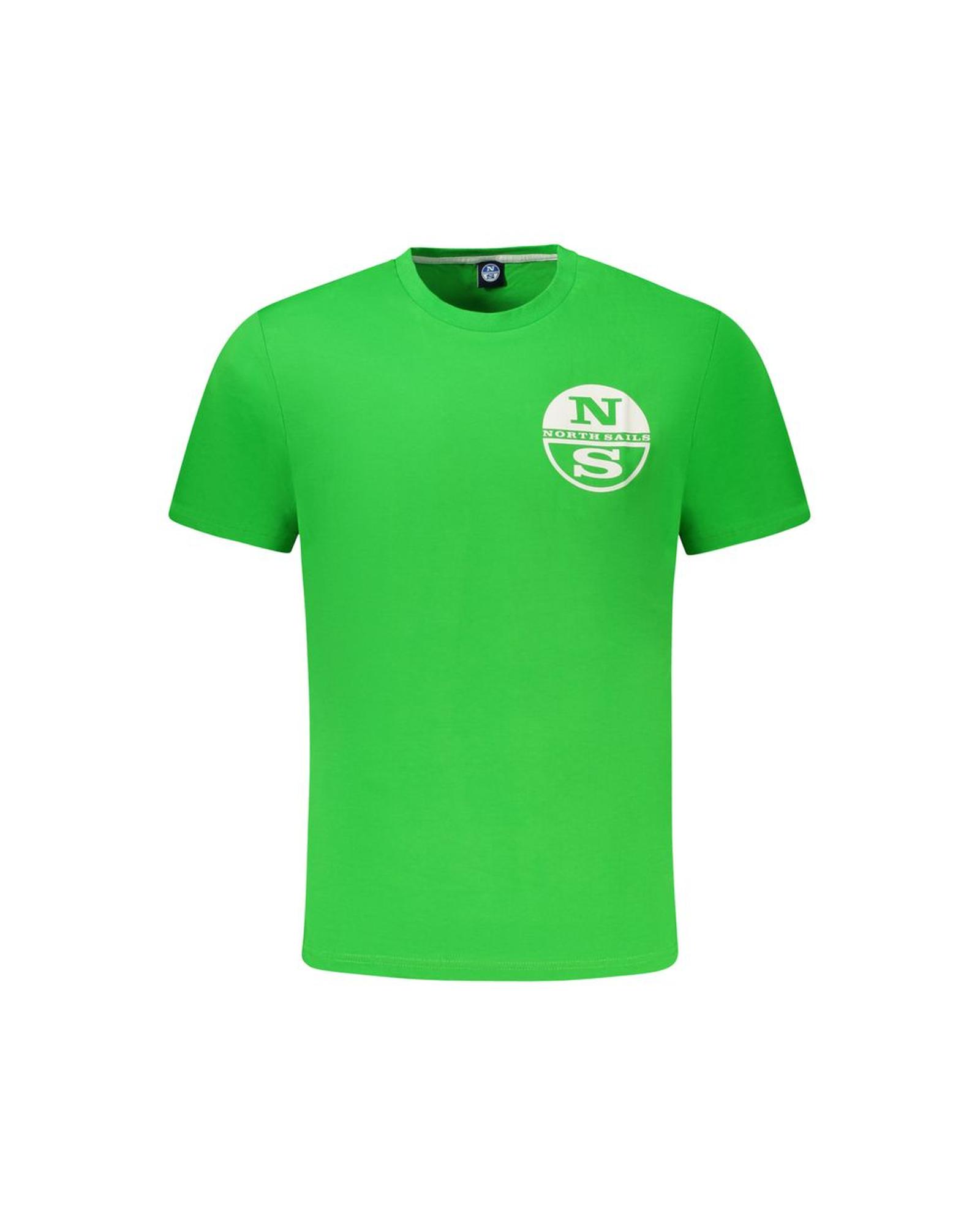 V539-NO-34369-L-202506172030-00 North Sails Men's Green Cotton T-Shirt - L - Image 1