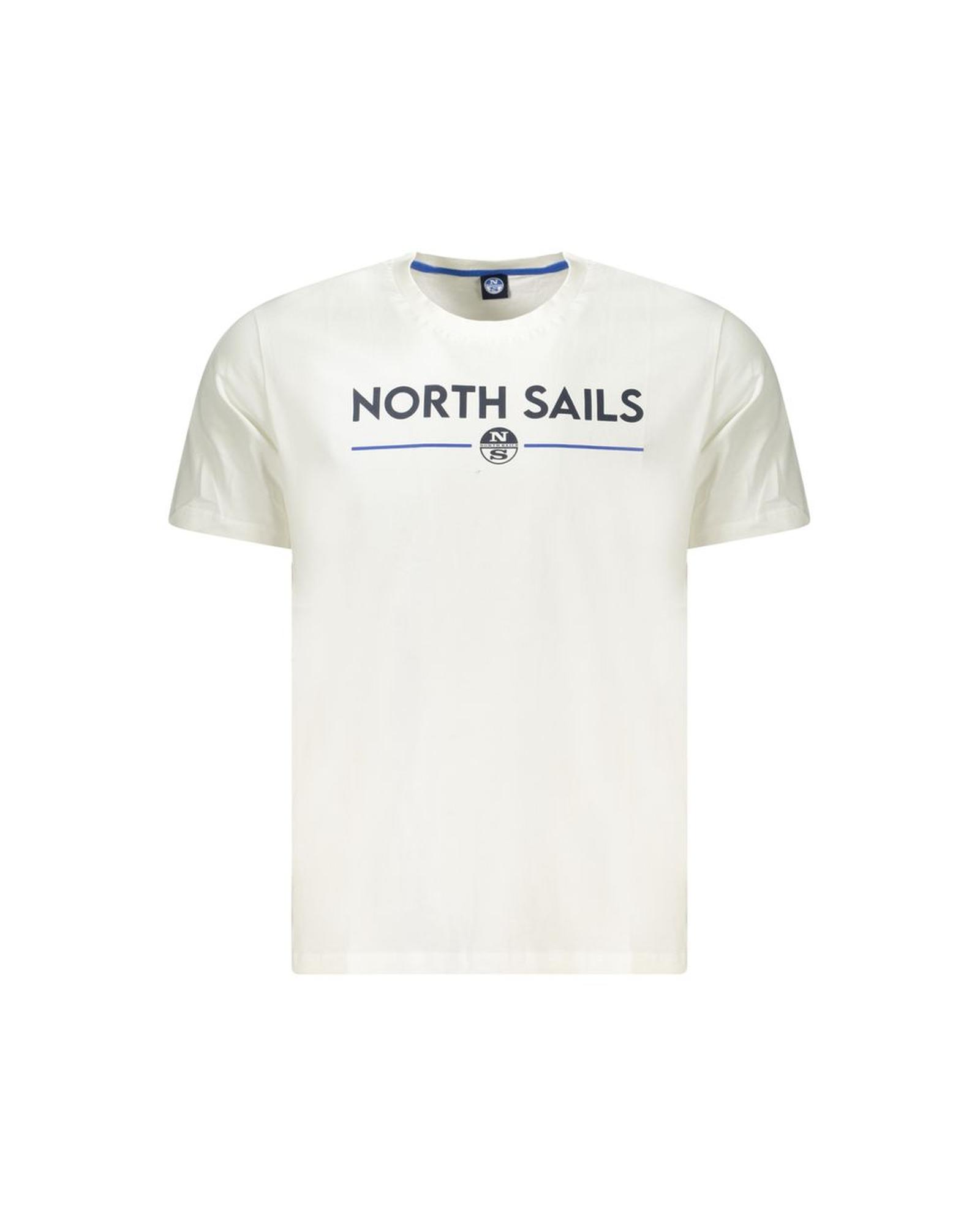 V539-NO-34371-XXL-202506172037-00 North Sails Men's White Cotton T-Shirt - 2XL - Image 1