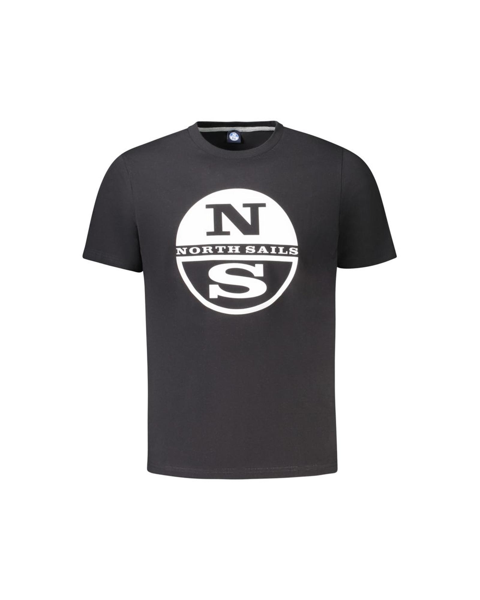 V539-NO-34373-XL-202506172045-00 North Sails Men's Black Cotton T-Shirt - XL - Image 1