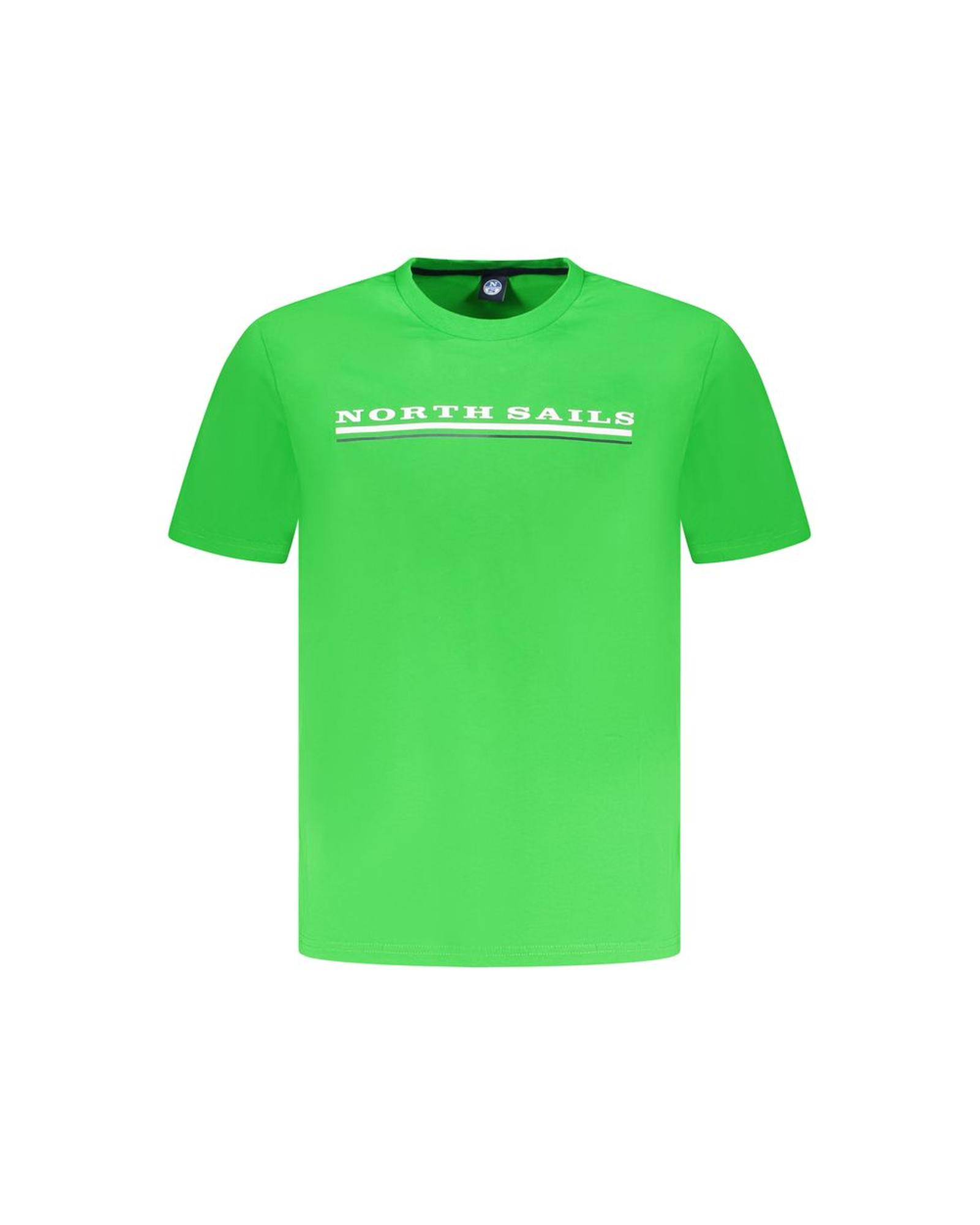 V539-NO-35019-3XL-202506172121-00 North Sails Men's Green Cotton T-Shirt - 3XL - Image 1