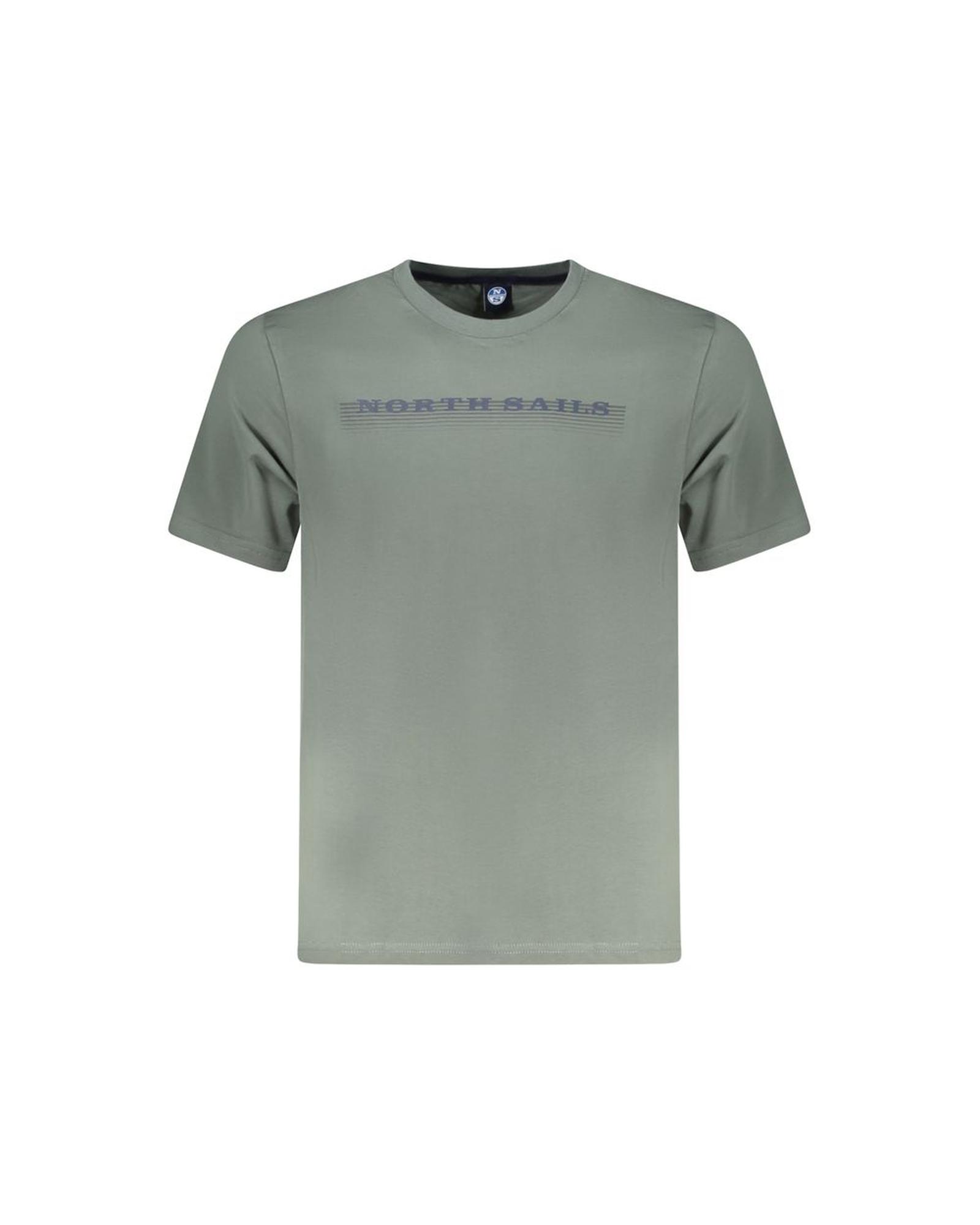 V539-NO-35024-M-202506172135-00 North Sails Men's Green Cotton T-Shirt - M - Image 1