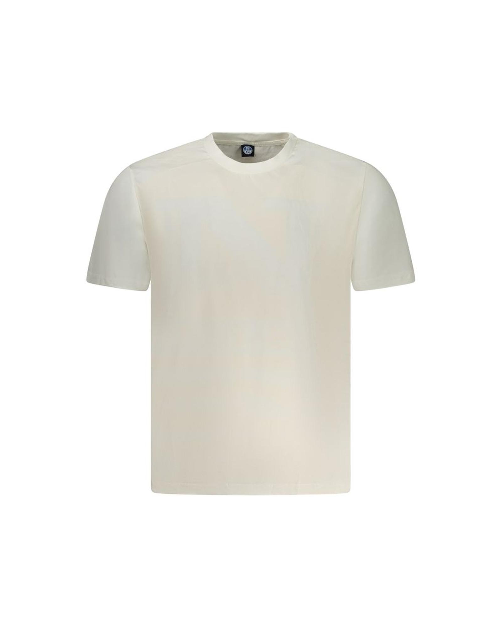 V539-NO-35034-3XL-202506180111-00 North Sails Men's White Cotton T-Shirt - 3XL - Image 1