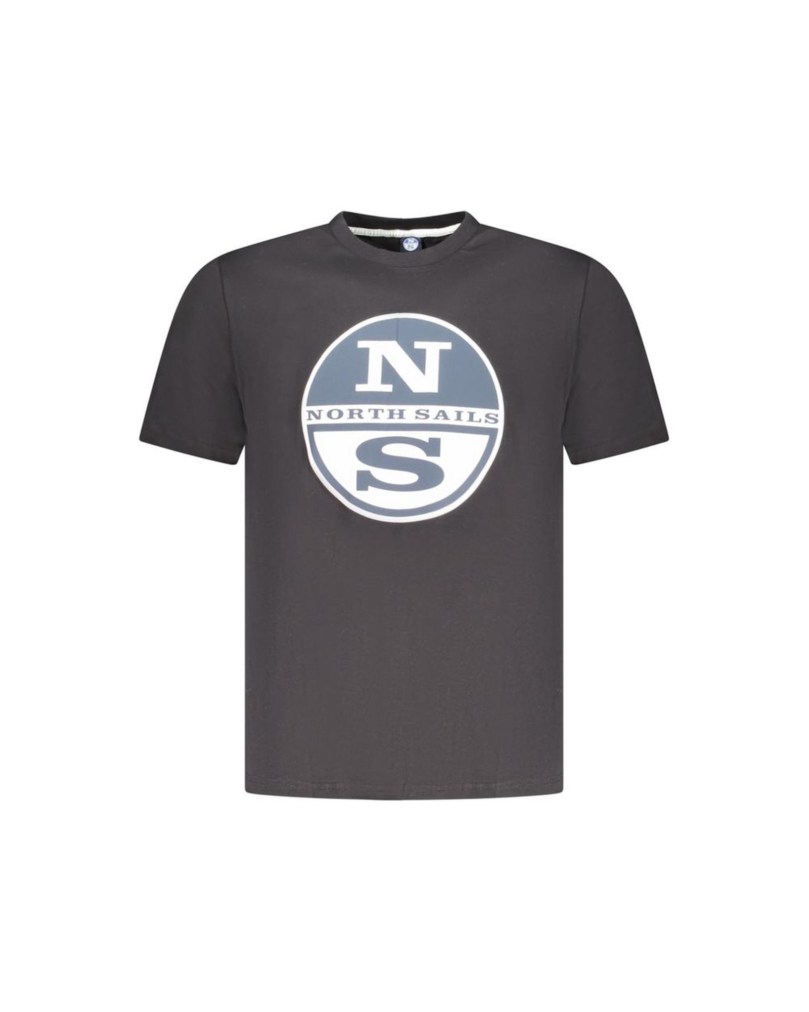 V539-NO-35037-L-202506180116-00 North Sails Men's Black Cotton T-Shirt - L - Image 1