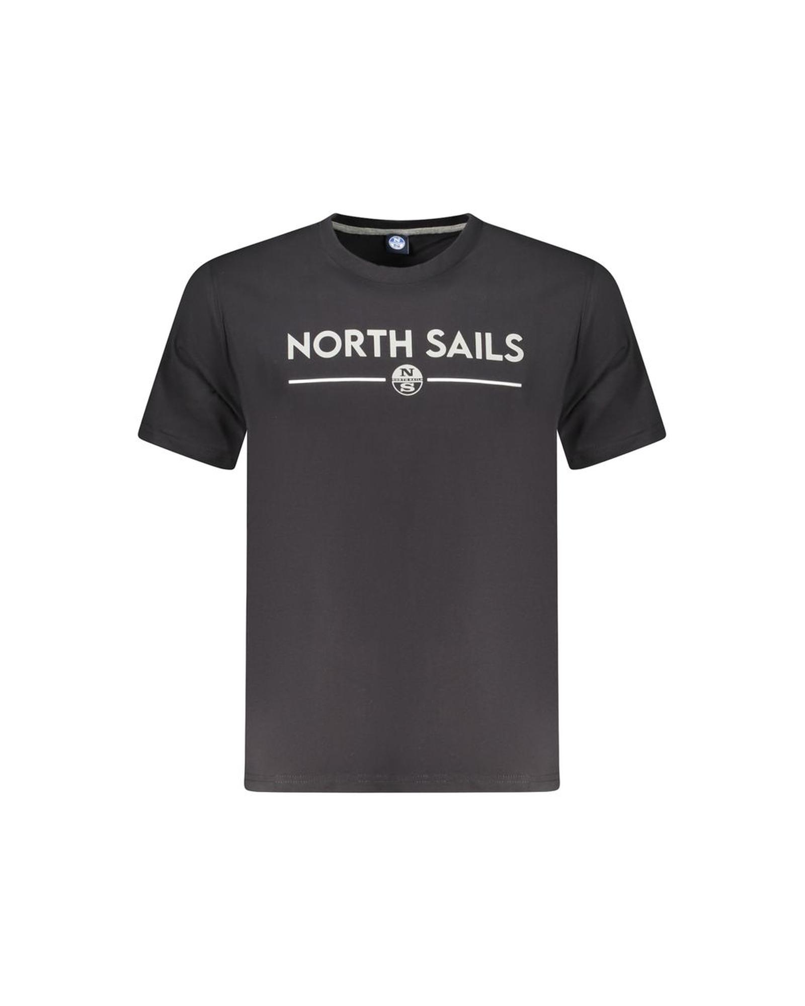 V539-NO-35040-L-202506180125-00 North Sails Men's Black Cotton T-Shirt - L - Image 1
