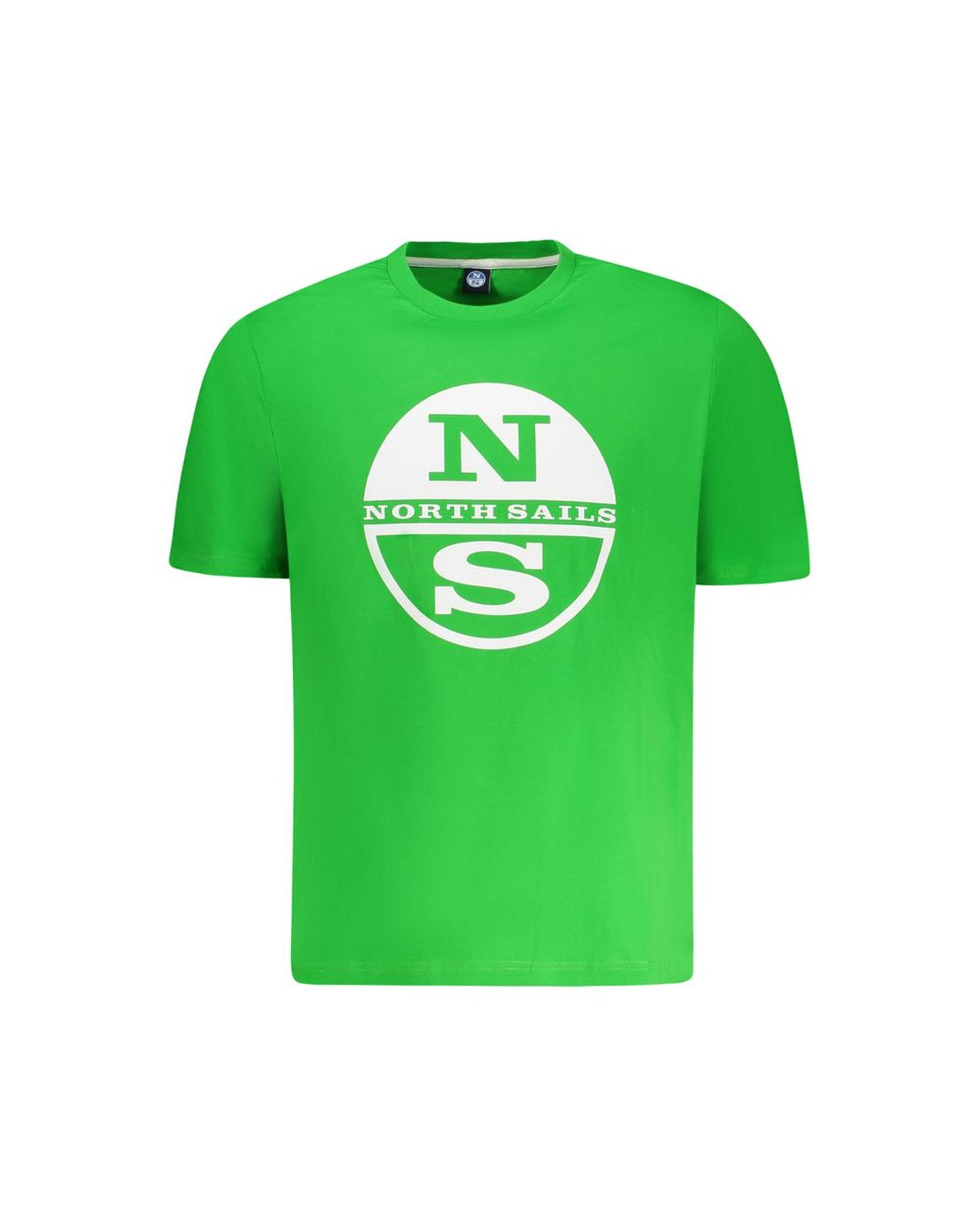 V539-NO-35045-XL-202506180137-00 North Sails Men's Green Cotton T-Shirt - XL - Image 1
