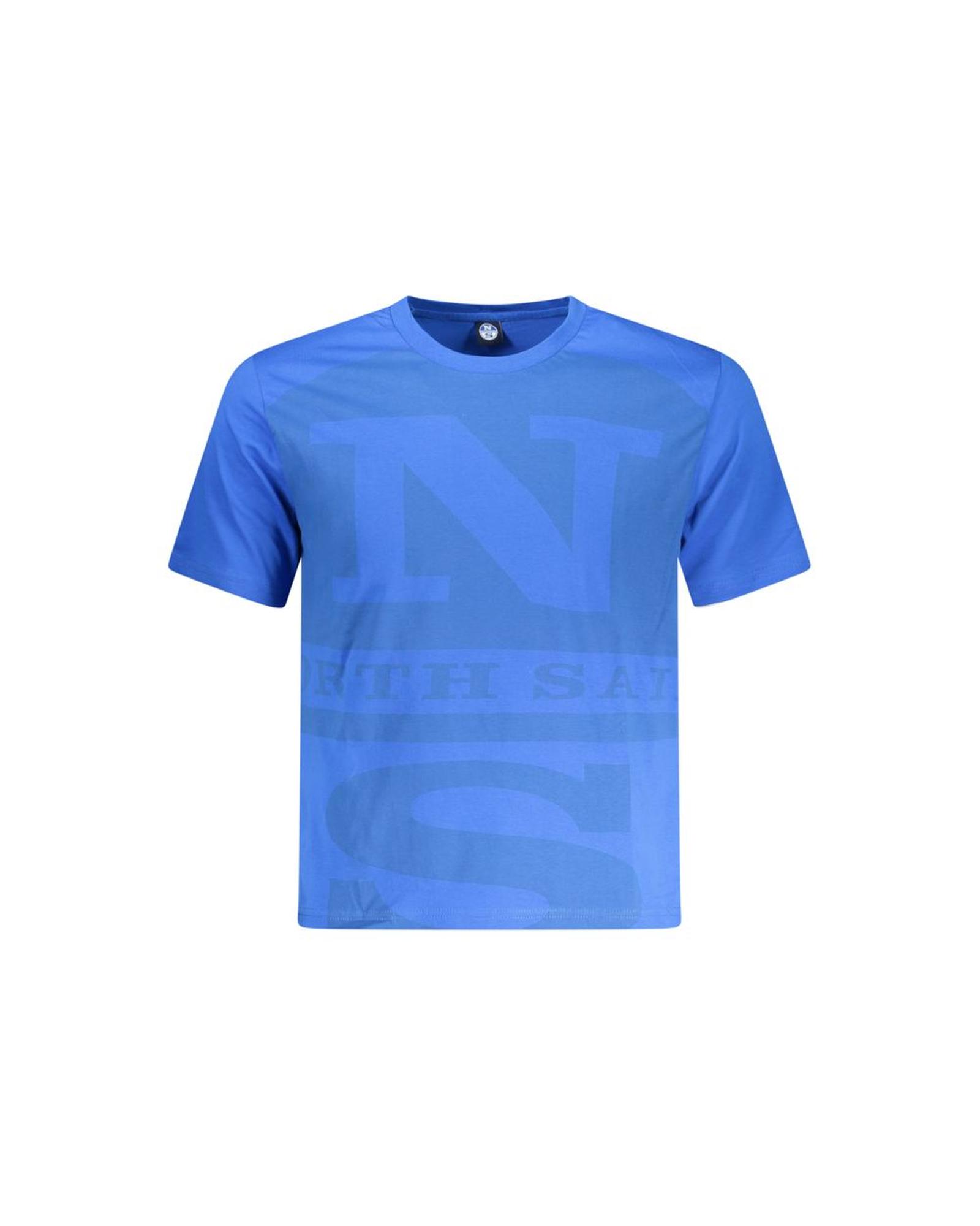 V539-NO-35051-M-202506172317-00 North Sails Men's Blue Cotton T-Shirt - M - Image 1