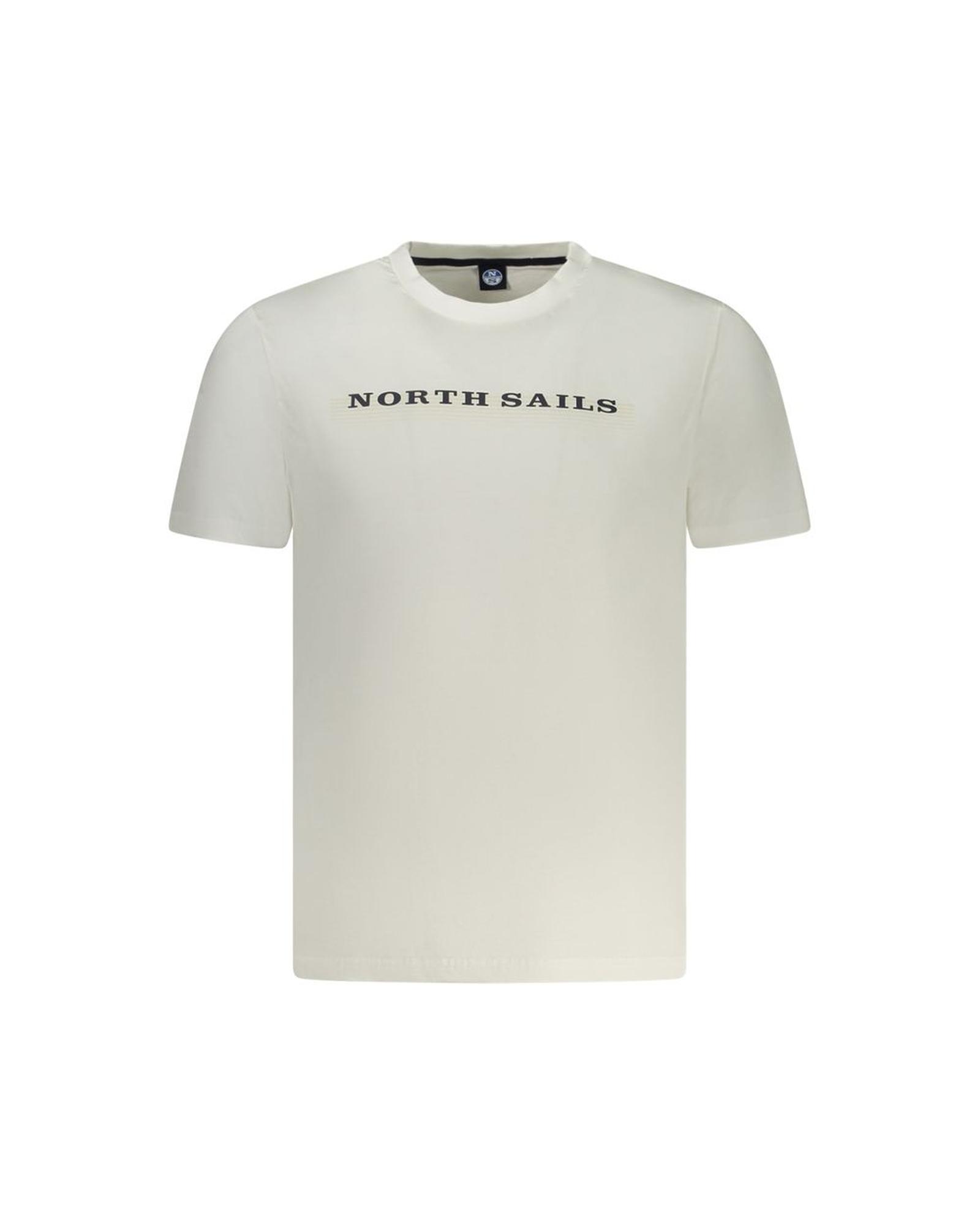 V539-NO-35053-M-202506172322-00 North Sails Men's White Cotton T-Shirt - M - Image 1