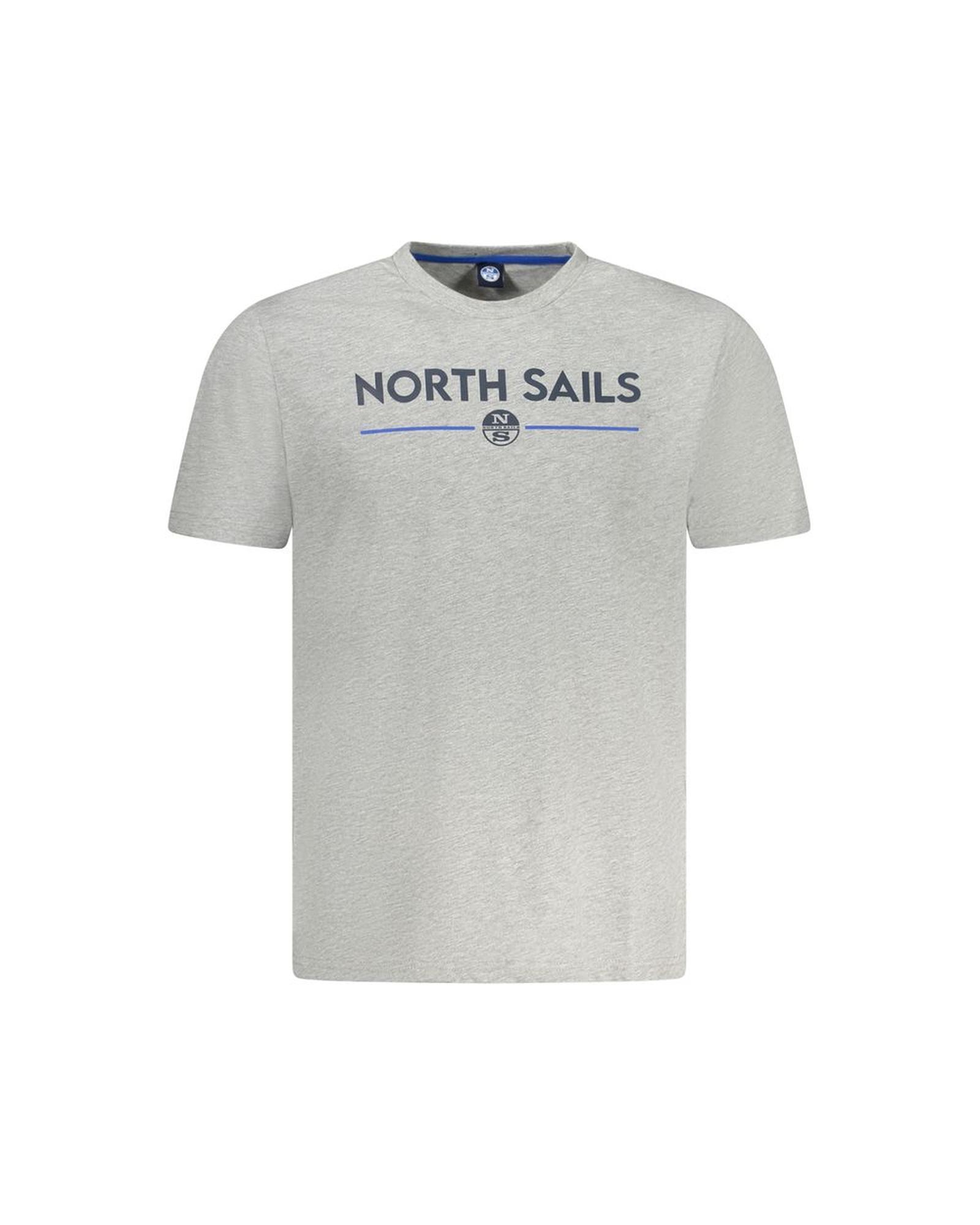 V539-NO-35056-3XL-202506172330-00 North Sails Men's Gray Cotton T-Shirt - 3XL - Image 1