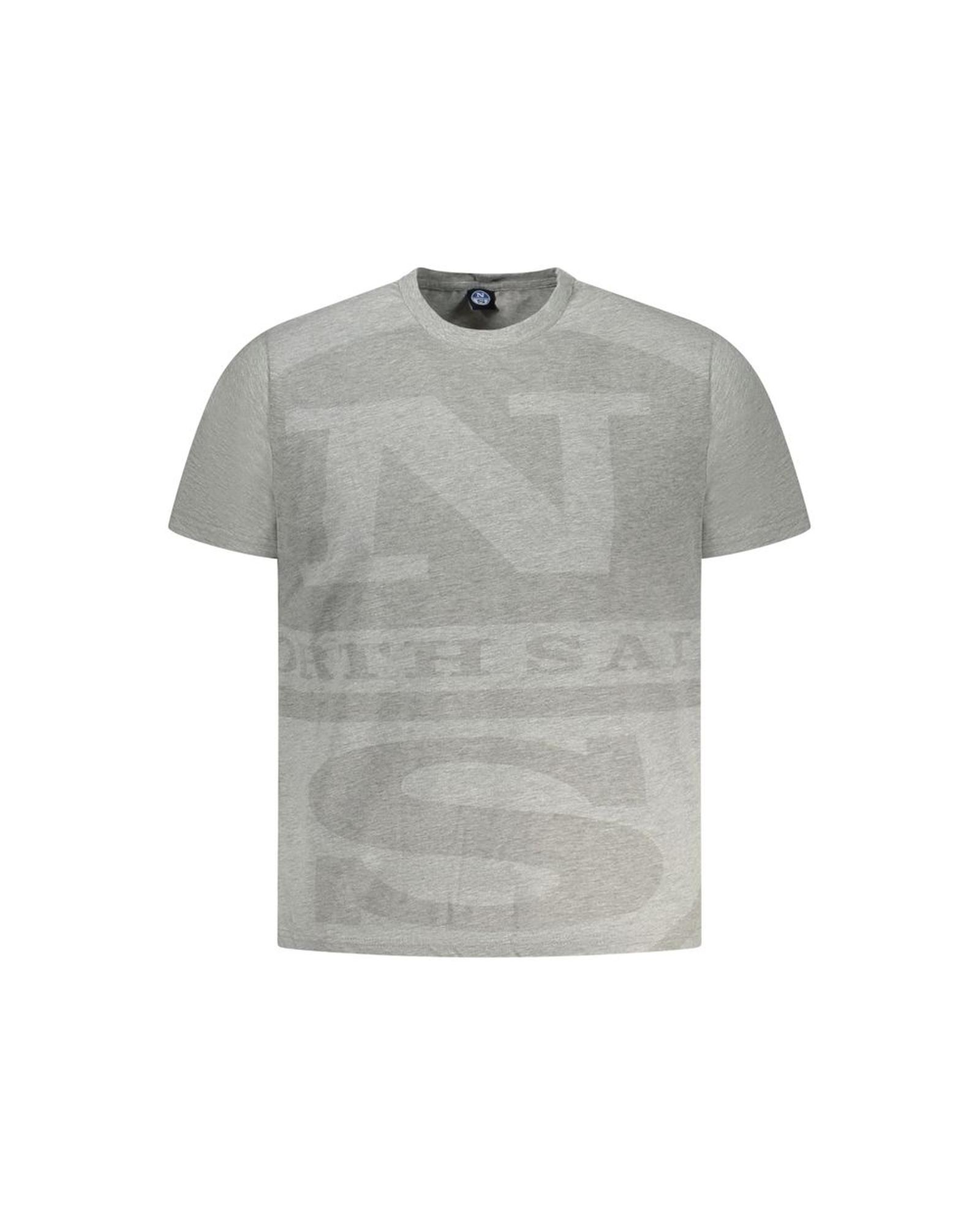 V539-NO-35058-XXL-202506172336-00 North Sails Men's Gray Cotton T-Shirt - 2XL - Image 1