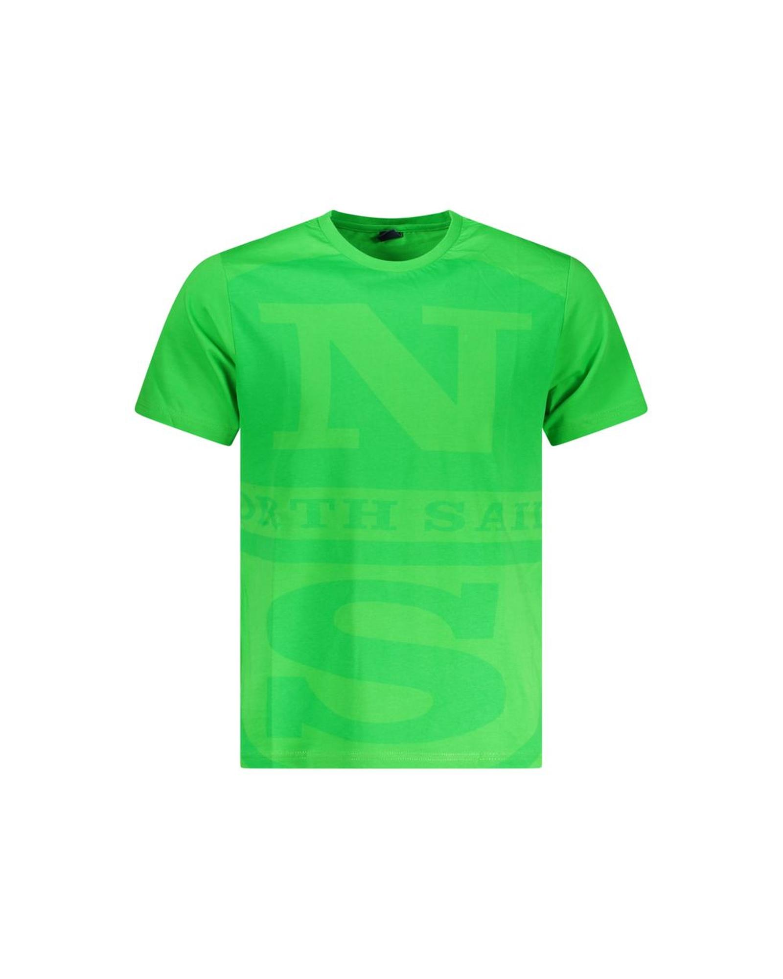 V539-NO-35320-M-202506172337-00 North Sails Men's Green Cotton T-Shirt - M - Image 1