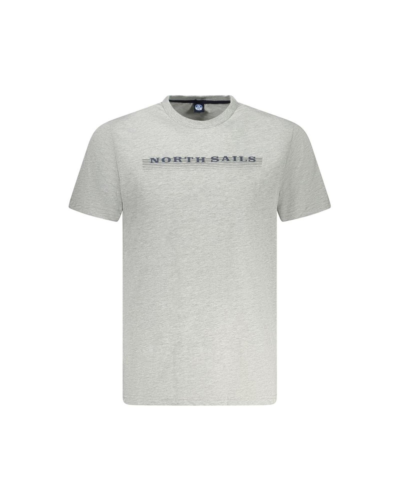 V539-NO-35321-S-202506172341-00 North Sails Men's Gray Cotton T-Shirt - S - Image 1