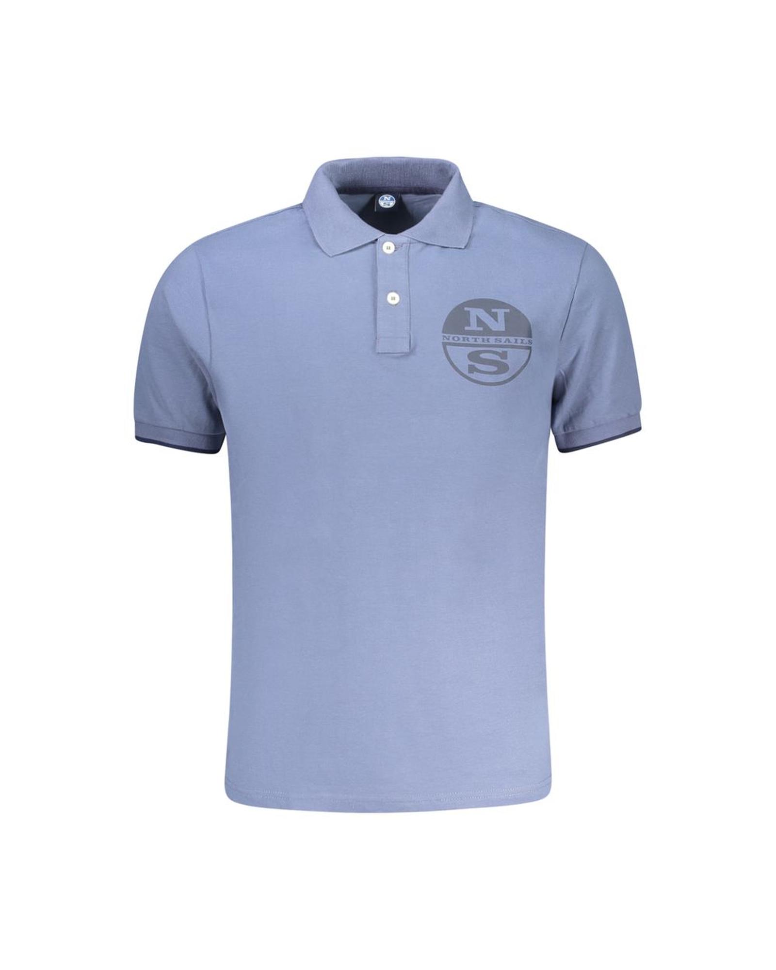 V539-NO-35322-XL-202506172345-00 North Sails Men's Blue Cotton Polo Shirt - XL - Image 1