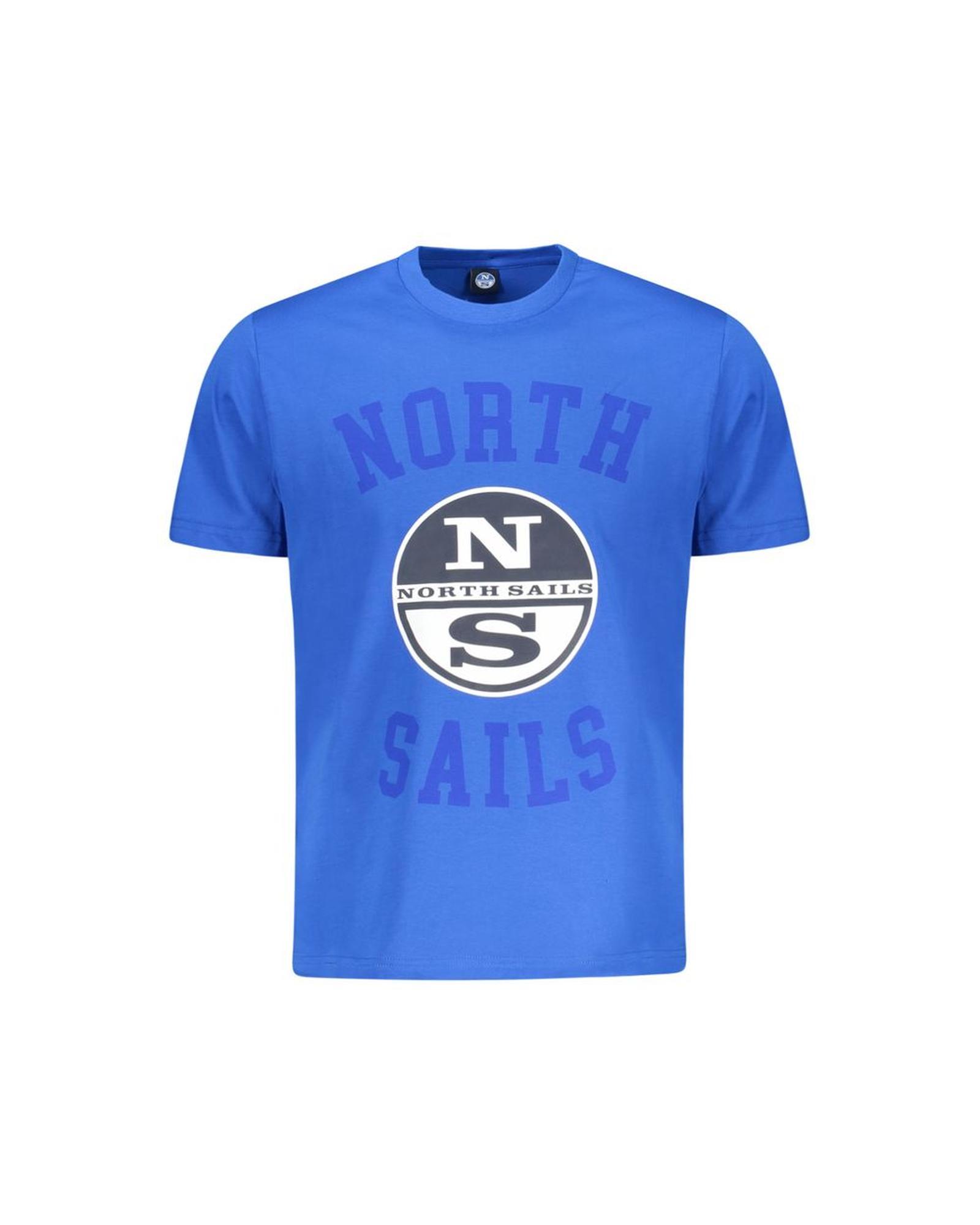 V539-NO-35323-L-202506172346-00 North Sails Men's Blue Cotton T-Shirt - L - Image 1