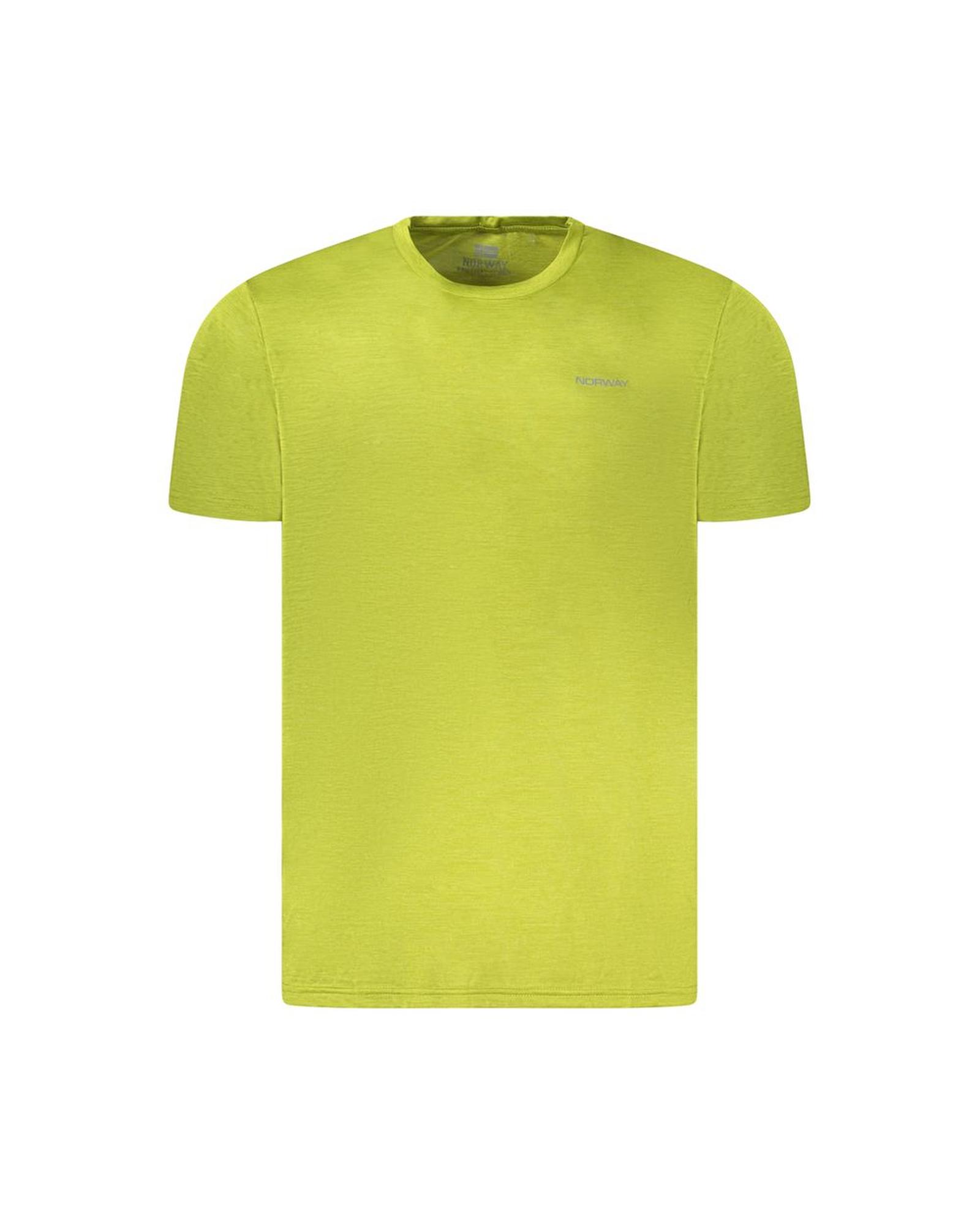 V539-NO-35514-XXL-202506180032-00 Norway 1963 Men's Green Polyester T-Shirt - 2XL - Image 1