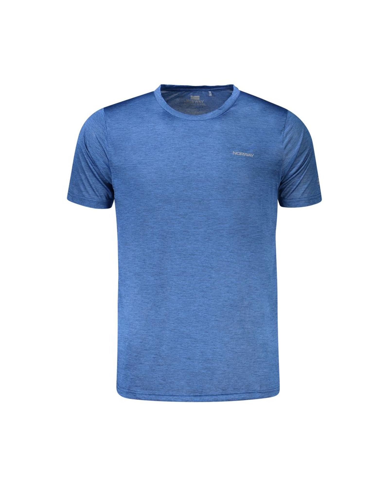 V539-NO-35516-S-202506180036-00 Norway 1963 Men's Blue Polyester T-Shirt - S - Image 1