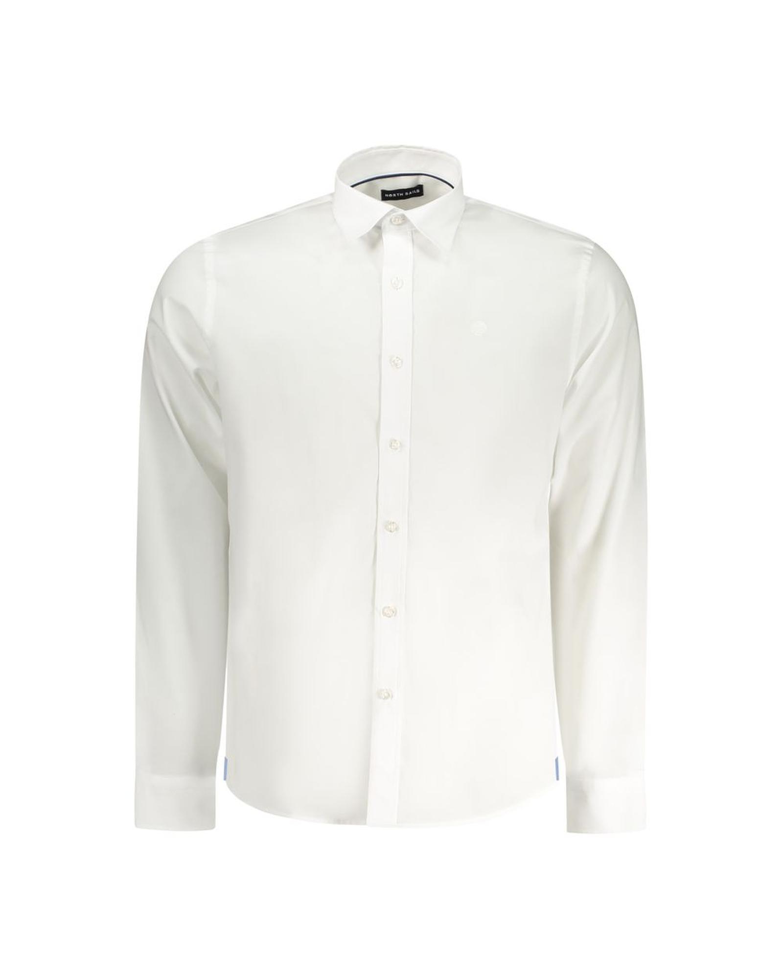 V539-NO-35790-M-202506180053-00 North Sails Men's White Cotton Shirt - M - Image 1