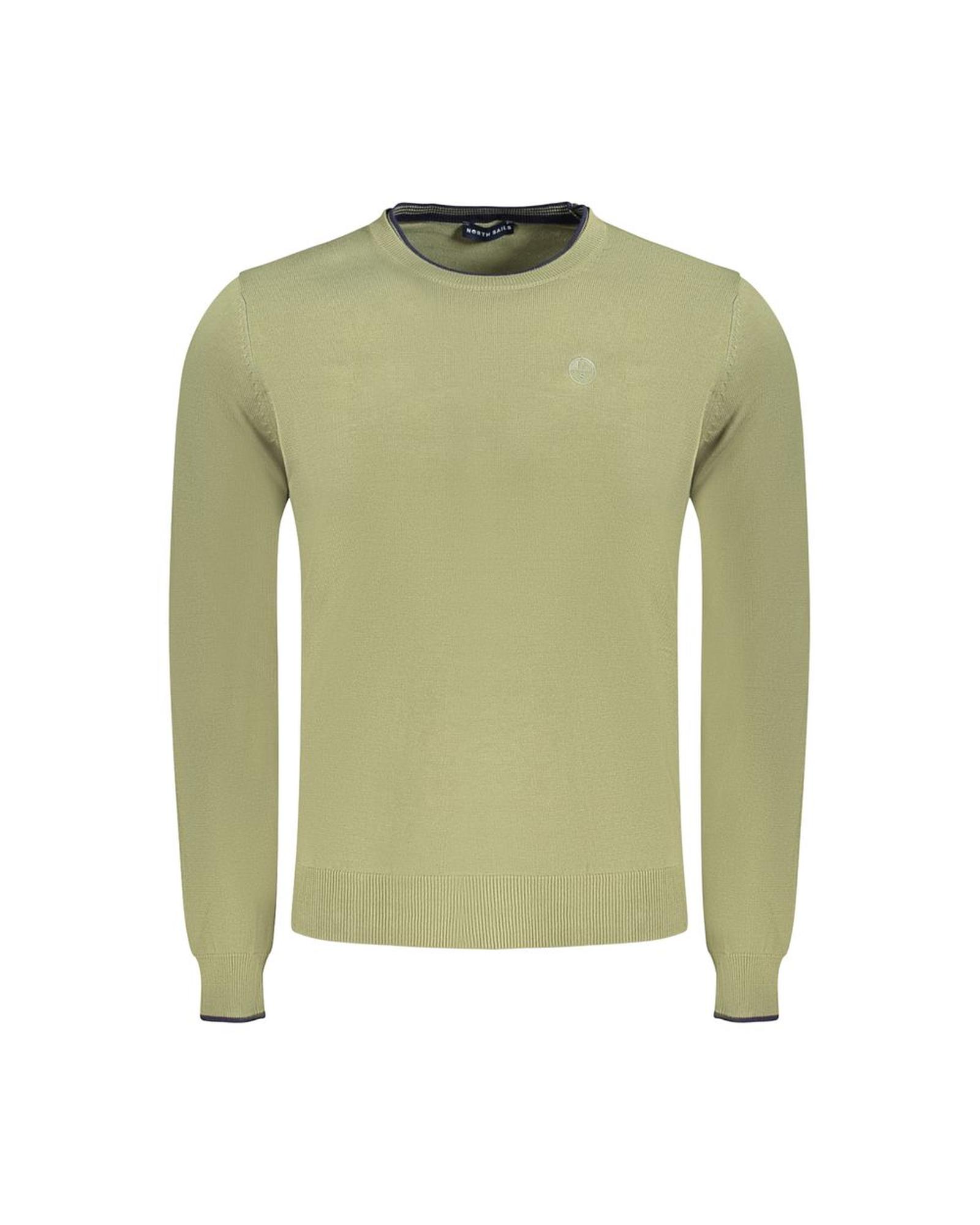 V539-NO-35799-M-202506180054-00 North Sails Men's Green Cotton Sweater - M - Image 1