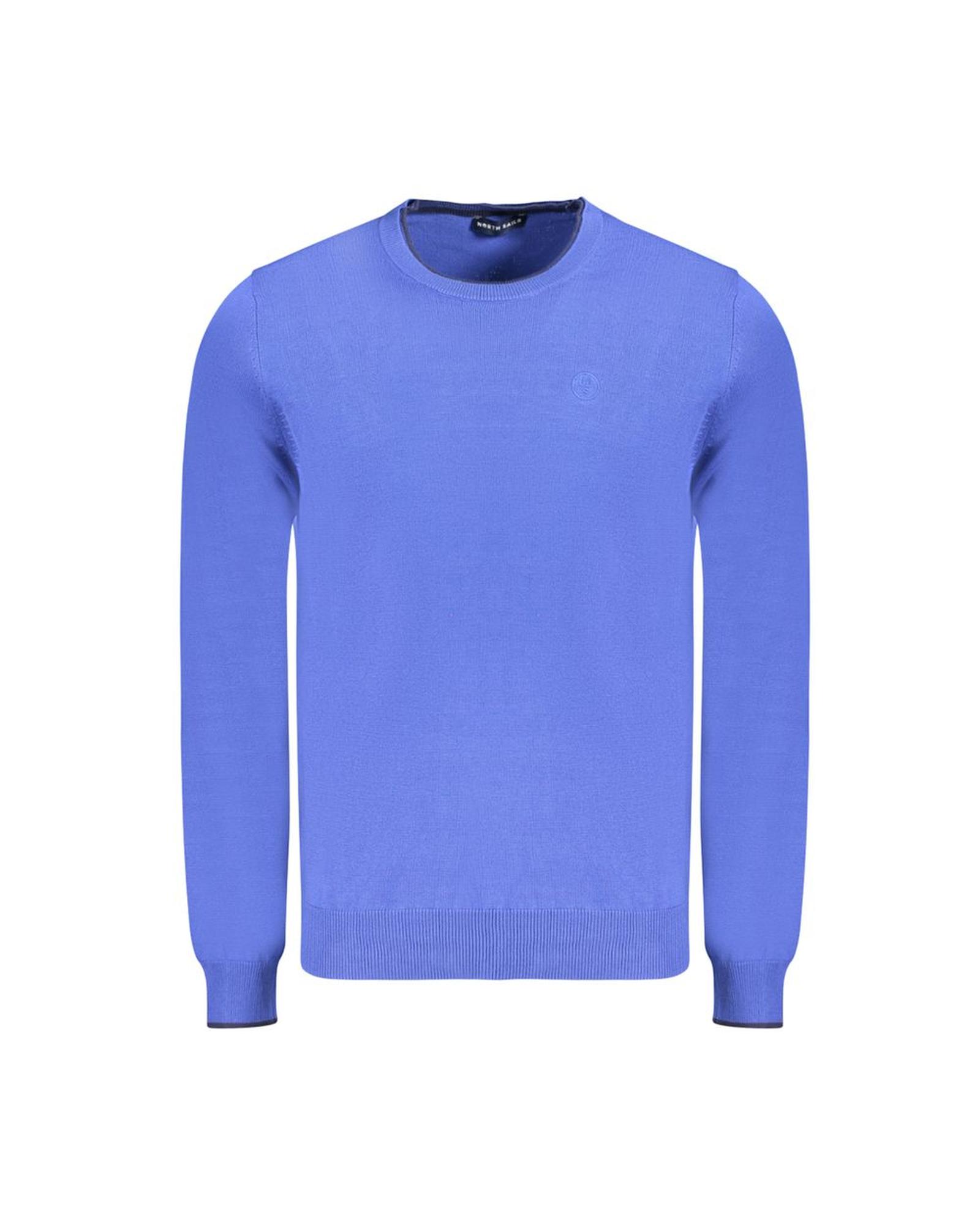 V539-NO-35809-M-202506180102-00 North Sails Men's Blue Cotton Sweater - M - Image 1