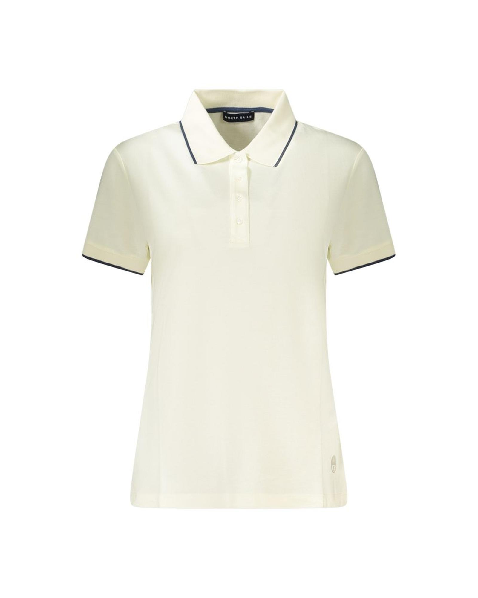 V539-NO-35916-XL-202506180142-00 North Sails Women's White Cotton Polo Shirt - XL - Image 1