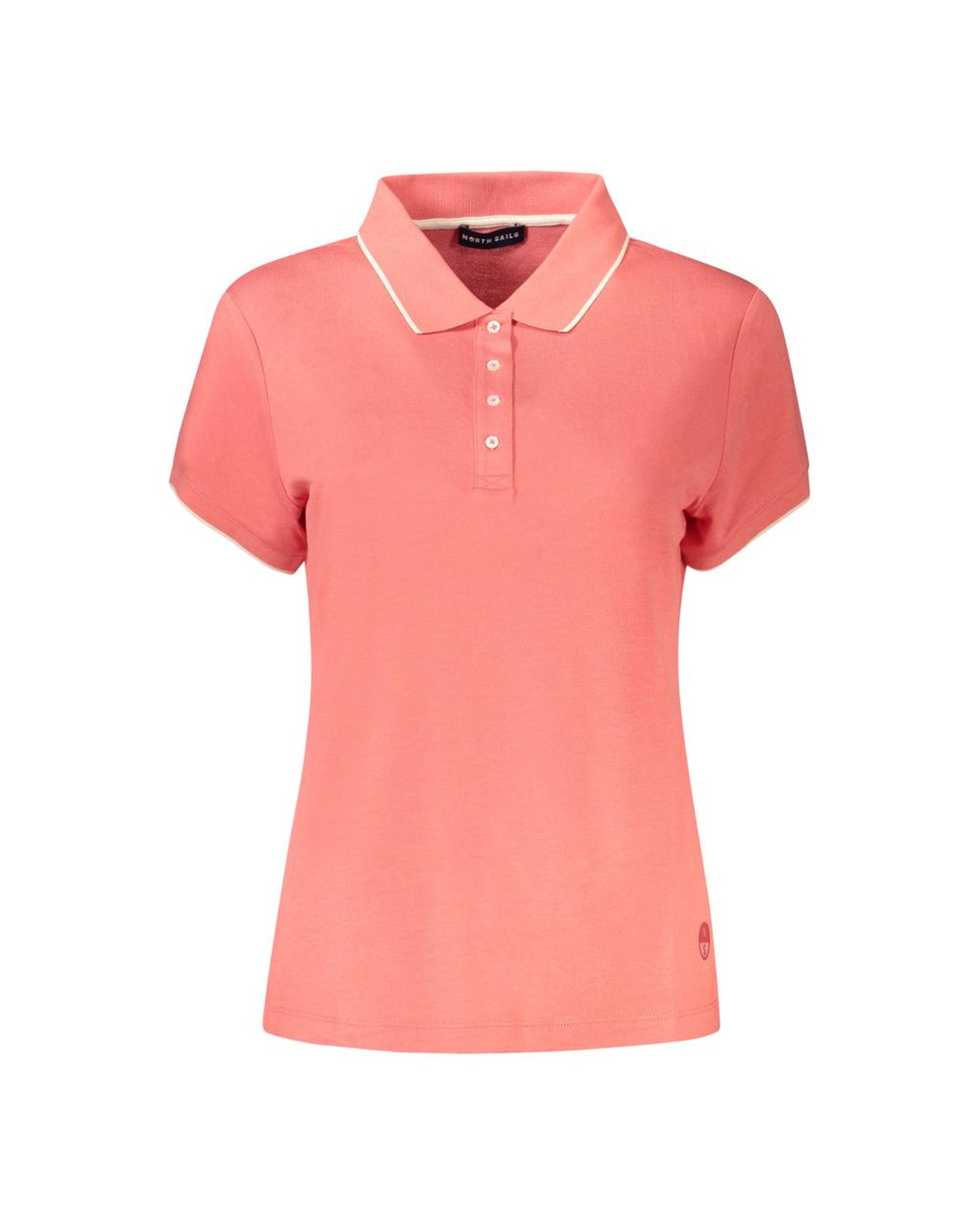 V539-NO-35917-L-202506180142-00 North Sails Women's Pink Cotton Polo Shirt - L - Image 1