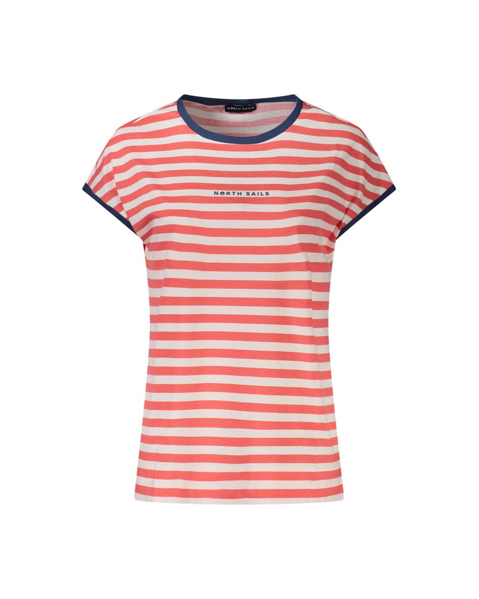 V539-NO-35956-XS-202506172325-00 North Sails Women's Red Cotton Tops & T-Shirt - XS - Image 1
