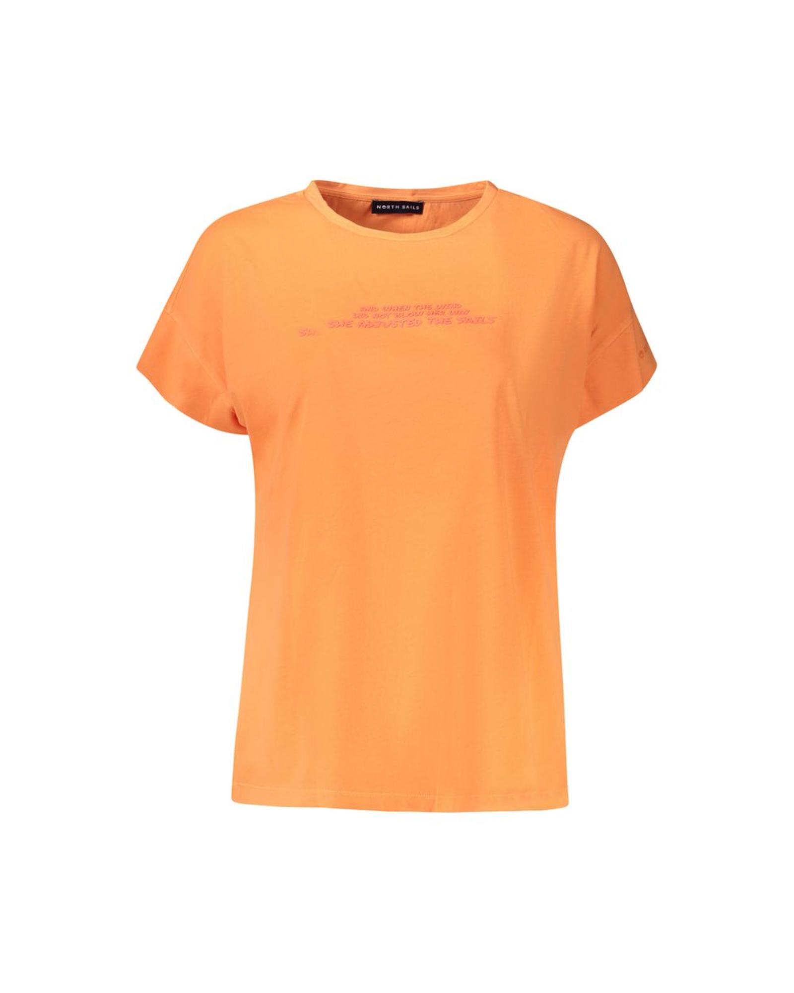 V539-NO-35964-L-202506172332-00 North Sails Women's Orange Cotton Tops & T-Shirt - L - Image 1