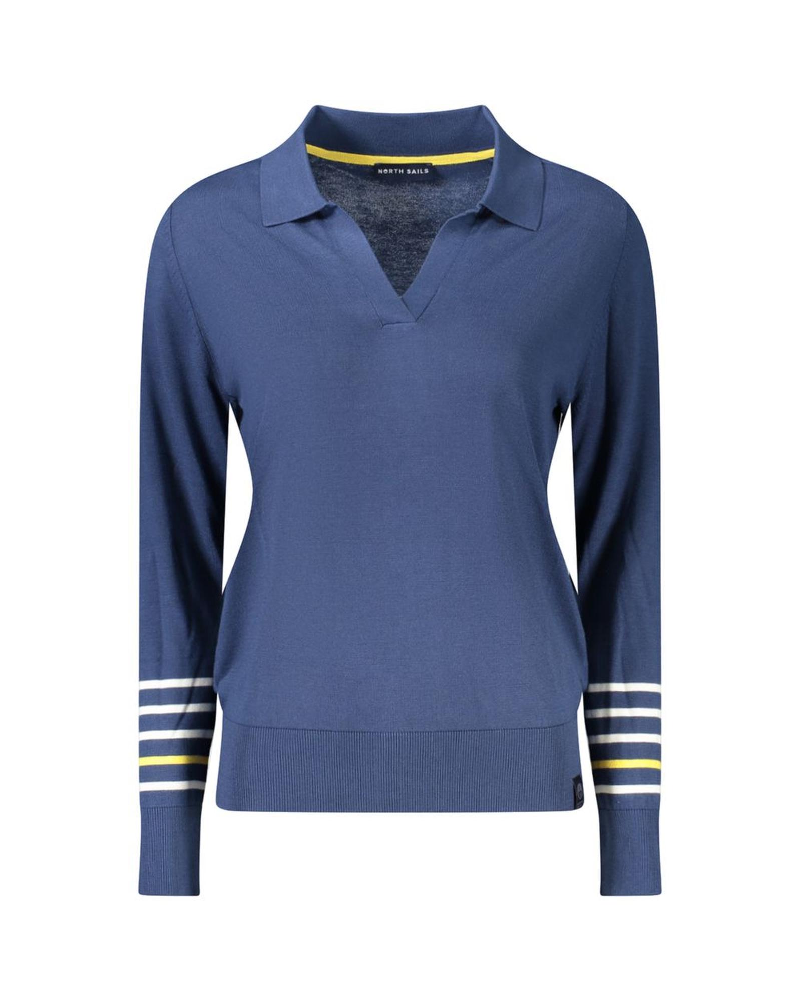 V539-NO-35966-S-202506172335-00 North Sails Women's Blue Cotton Sweater - S - Image 1