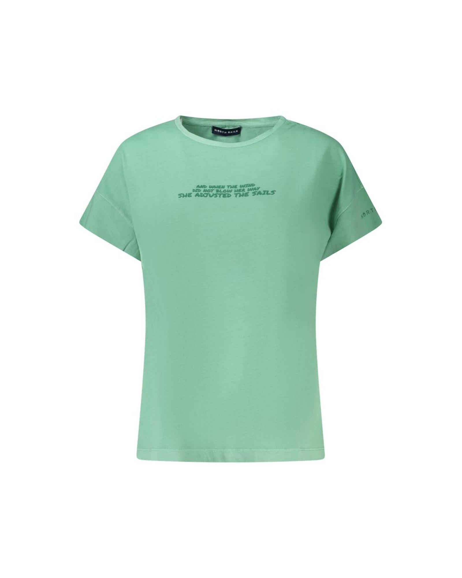 V539-NO-35969-XS-202506172337-00 North Sails Women's Green Cotton Tops & T-Shirt - XS - Image 1