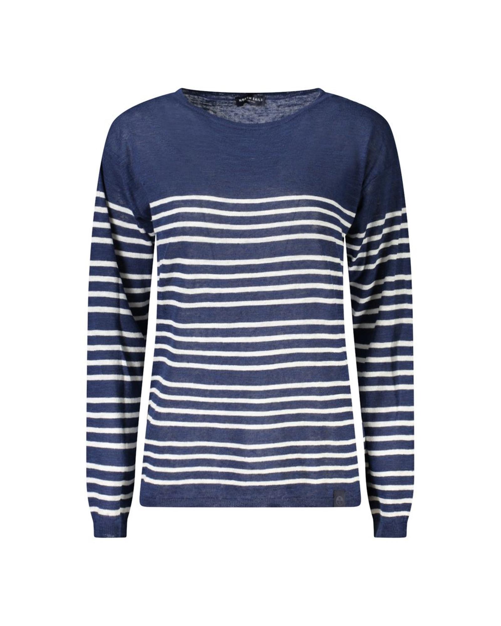 V539-NO-35970-S-202506172340-00 North Sails Women's Blue Cotton Sweater - S - Image 1