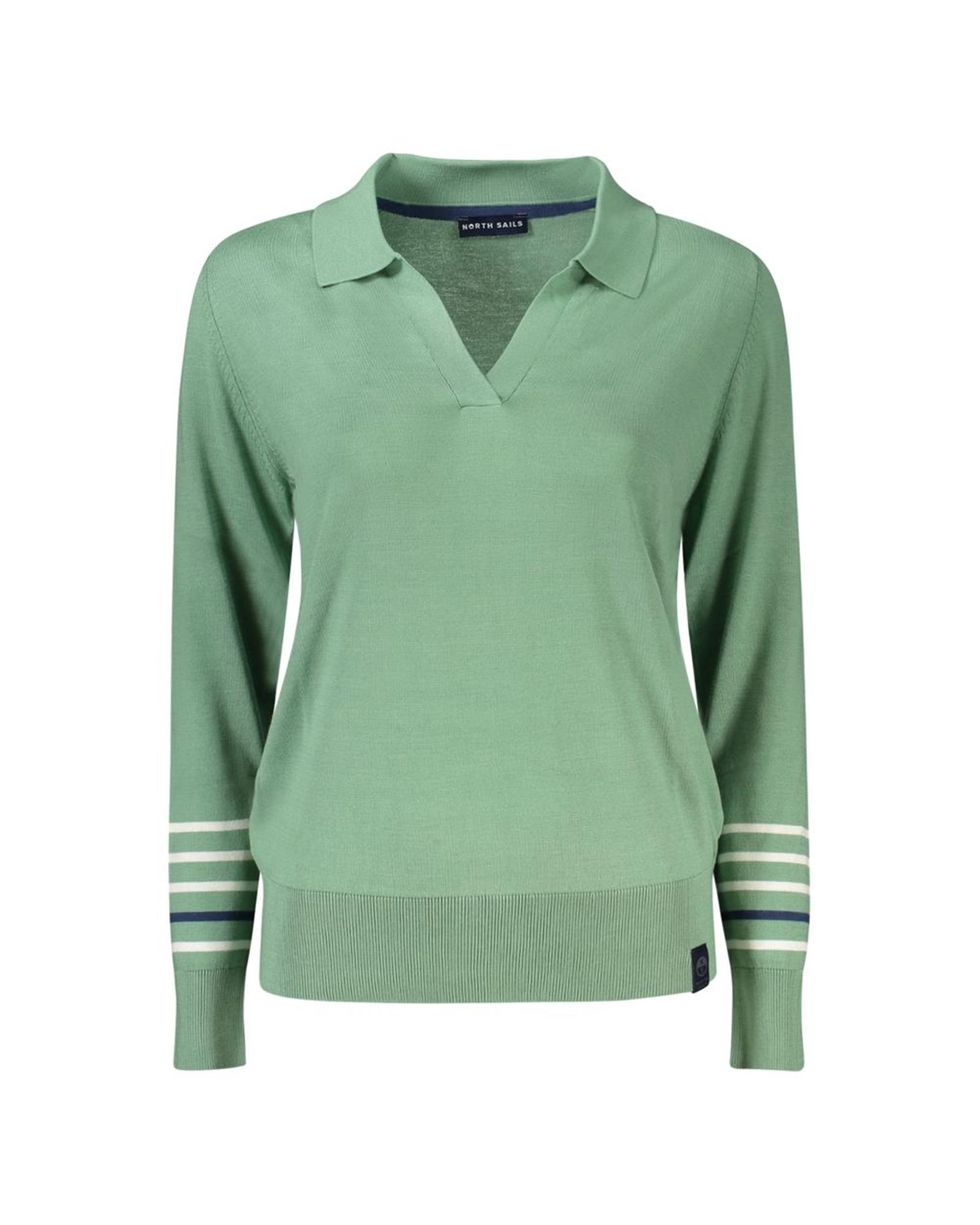 V539-NO-35971-L-202506172341-00 North Sails Women's Green Cotton Sweater - L - Image 1