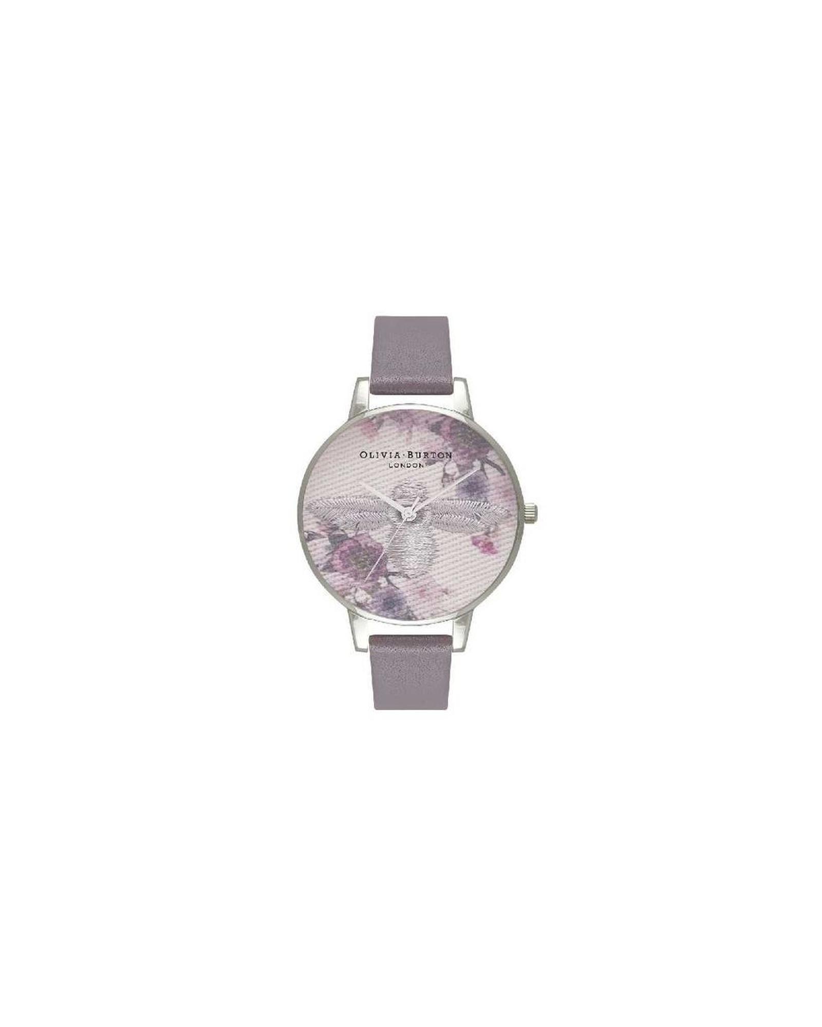 V539-OBOB16EM05AC-202506180035-00 Olivia Burton Women's Gray Synthetic Leather Watch - One Size - Image 1