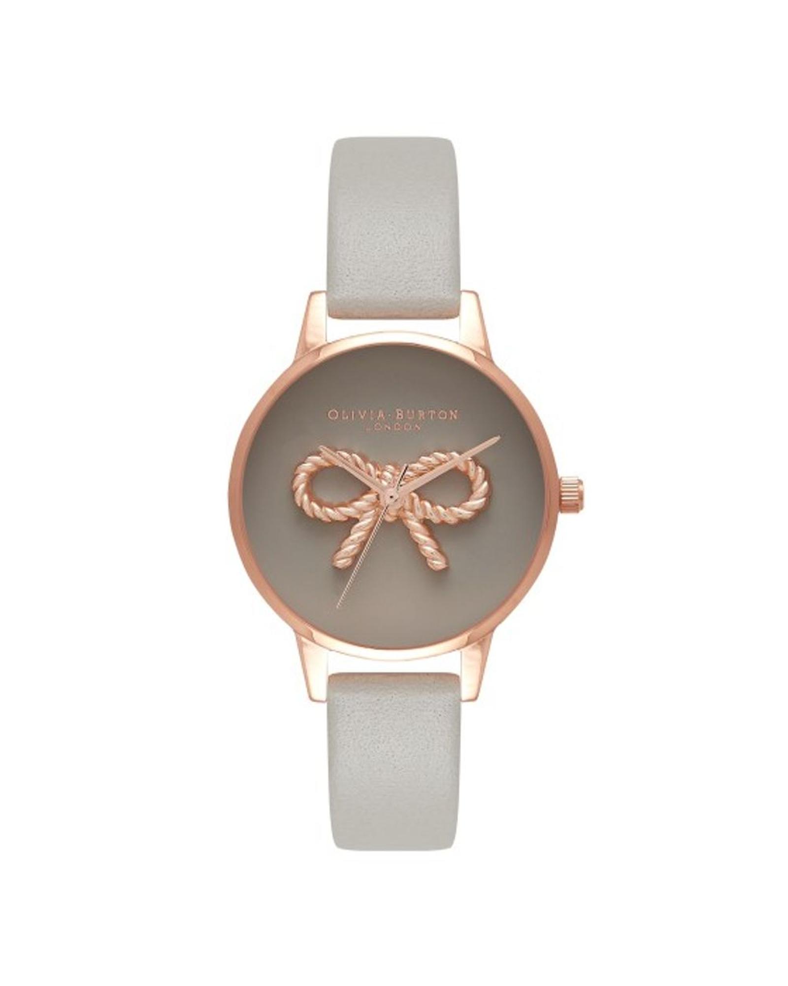V539-OBOB16VB04AC-202506180336-00 Olivia Burton Women's Gray Synthetic Leather Watch - One Size - Image 1