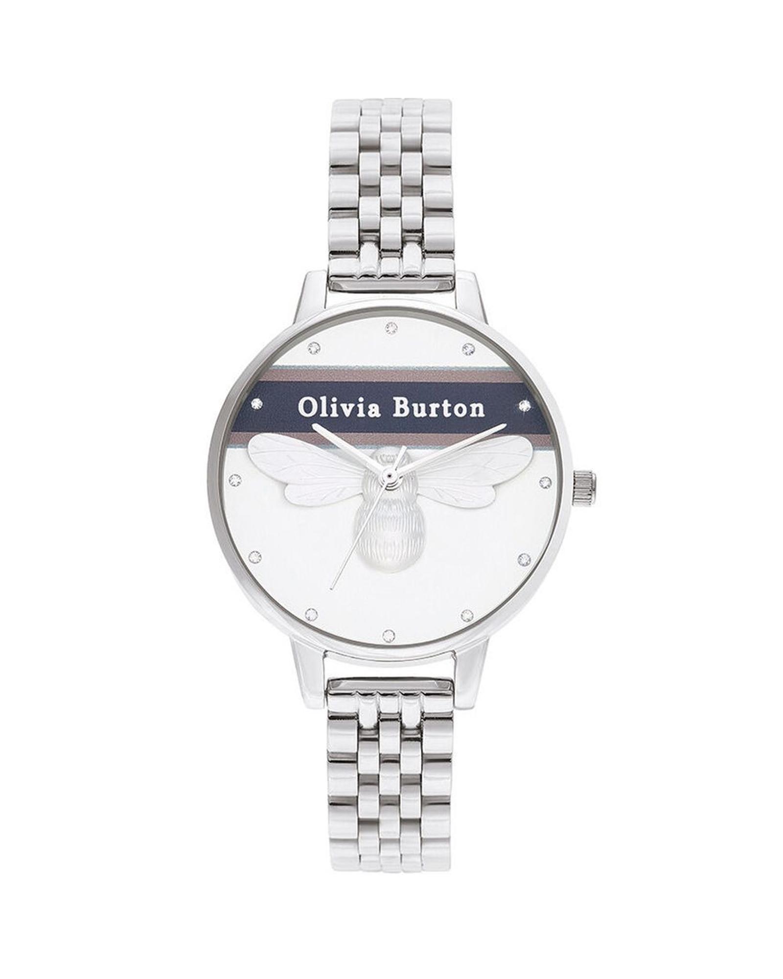 V539-OBOB16VS07AC-202506180340-00 Olivia Burton Women's Silver Steel Watch - One Size - Image 1