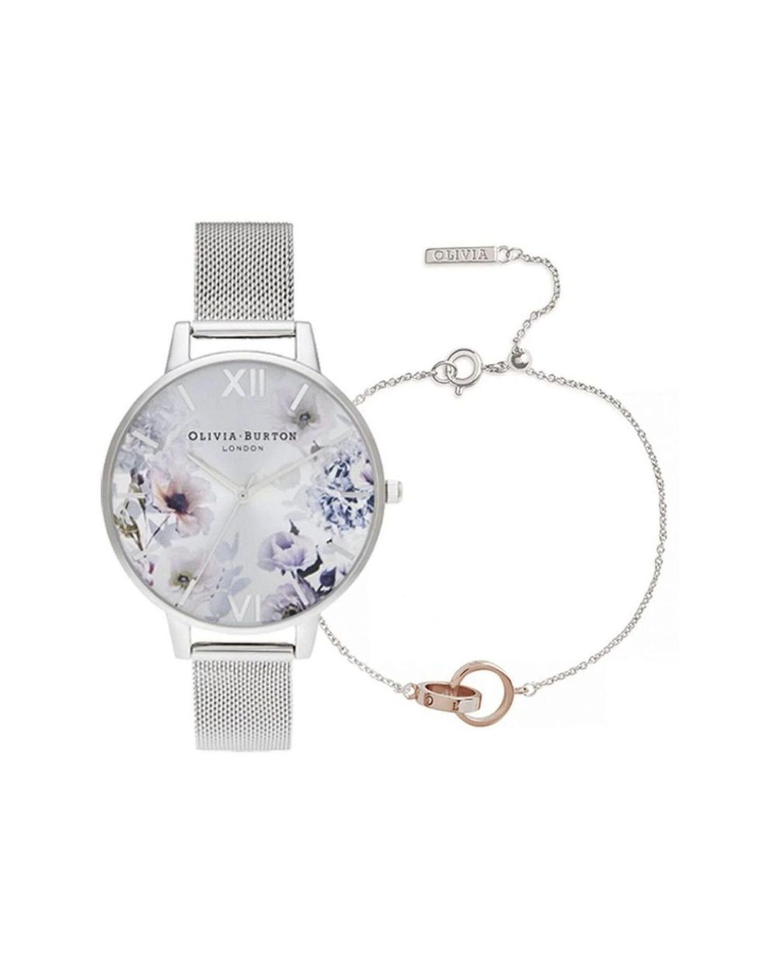 V539-OBOBGSET145AC-202506180340-00 Olivia Burton Women's Gray Stainless Steel Stainless Steel Watch - One Size - Image 1