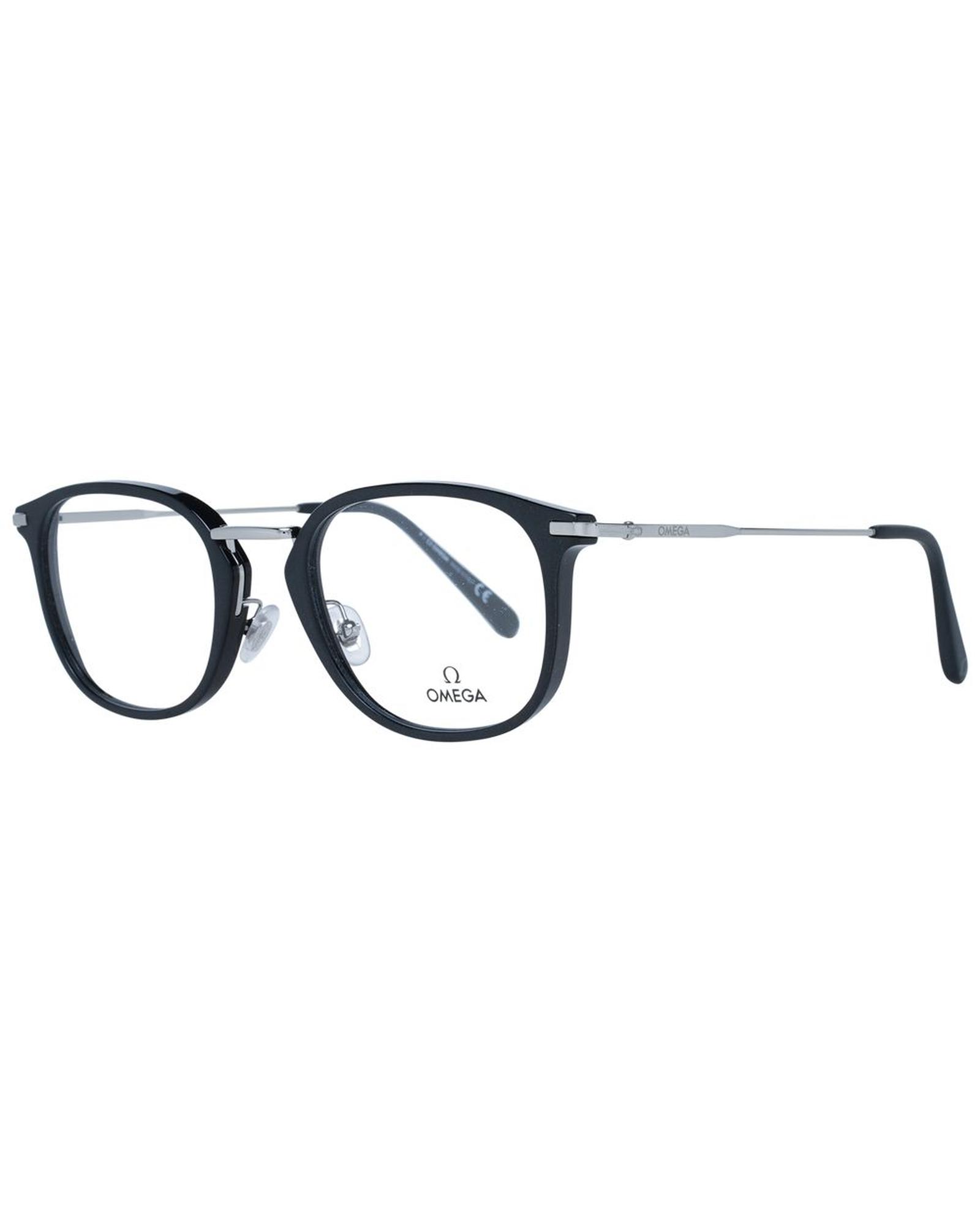 V539-OM-1047150-176974-00 Omega Men's Black Optical Frames - One Size - Image 1
