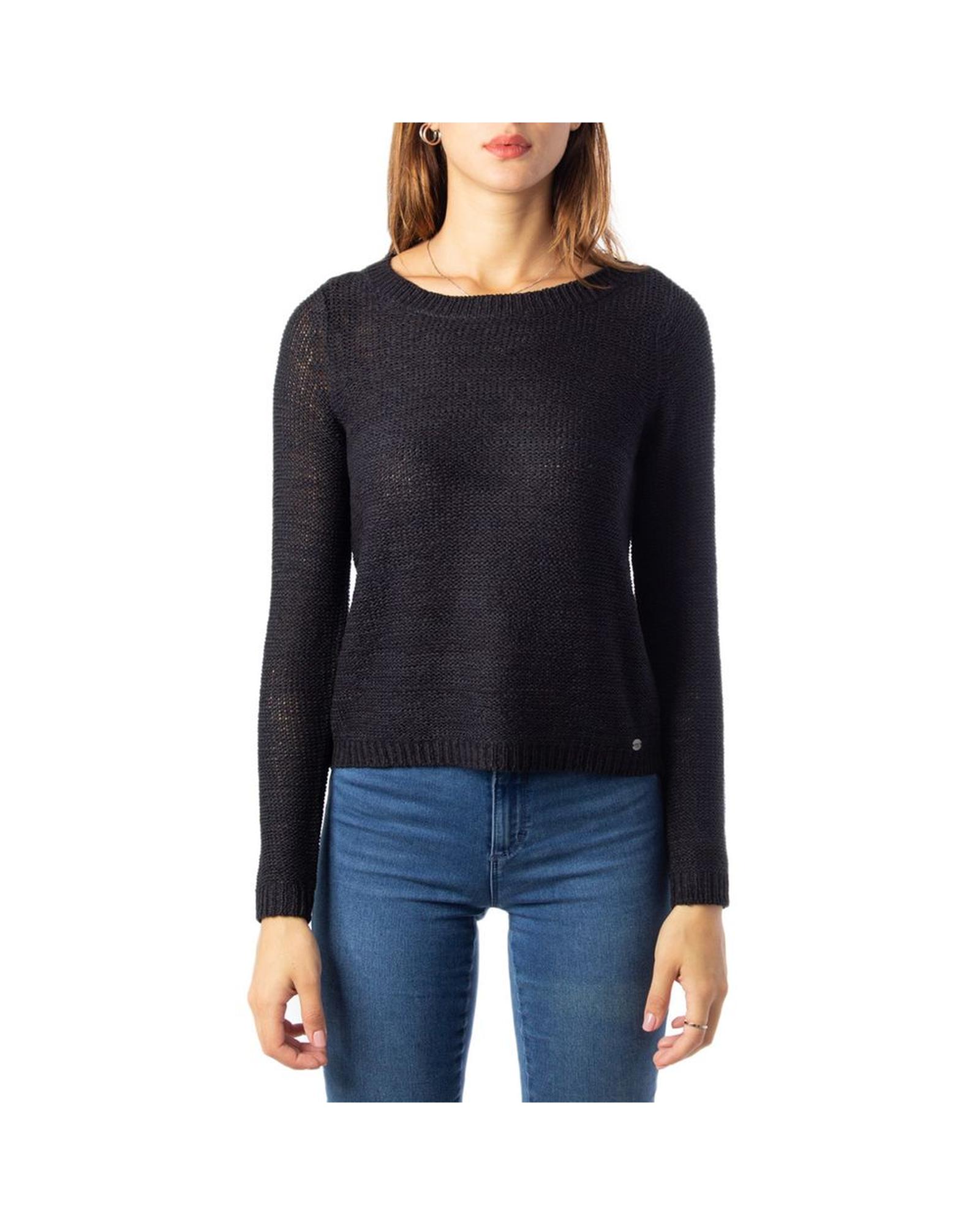V539-ON-691200009-IT40S-202506180412-00 Only Women's Black Acrylic Sweater - 40 IT - Image 1