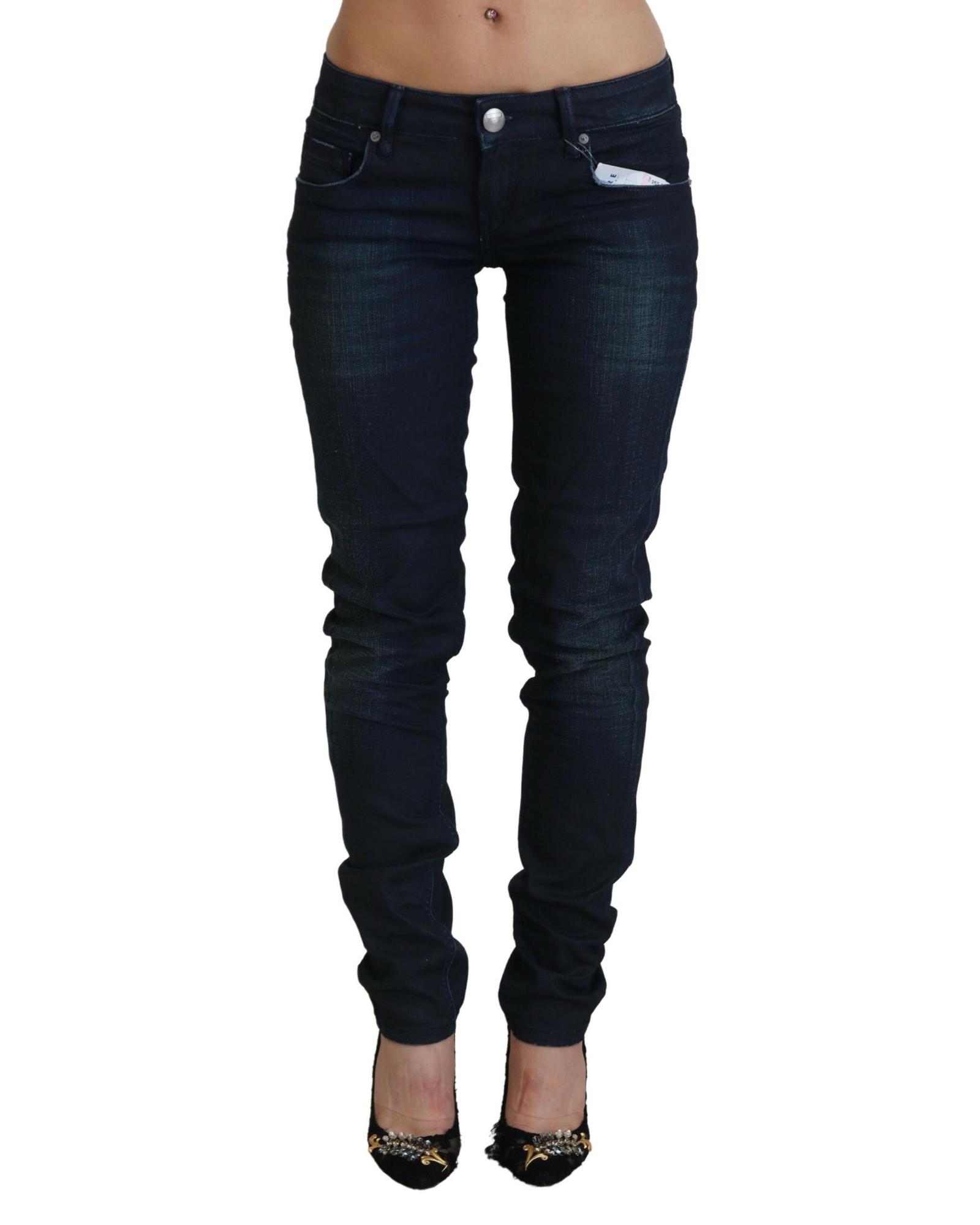 V539-PAN71837-26-202509010055-00 Authentic ACHT Low Waist Slim Fit Denim Jeans W26 US Women - Image 1
