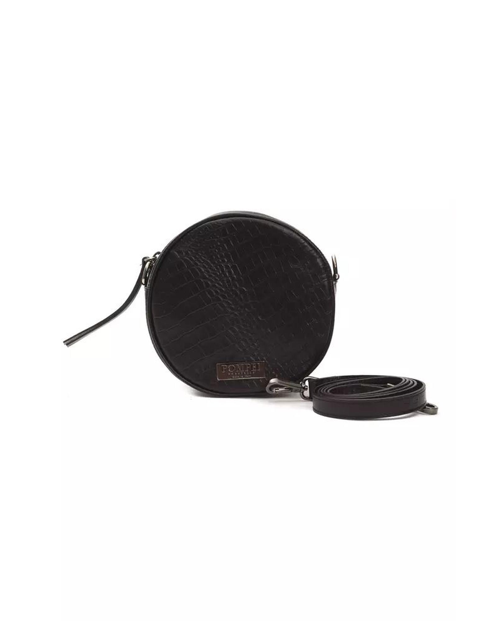 V539-PO-5826-202506180335-00 Pompei Donatella Women's Elegant Leather Oval Crossbody Perfection - One Size - Image 1