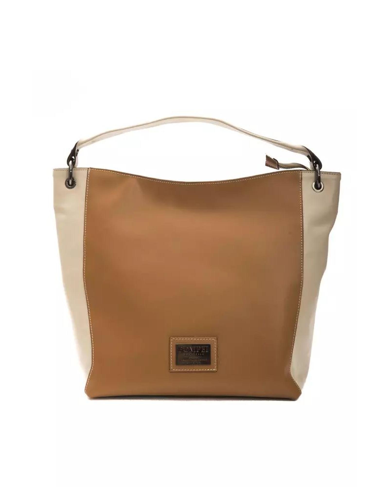 V539-PO-5832-202506180336-00 Pompei Donatella Women's Elegant Leather Shoulder Bag in Rich Brown - One Size - Image 1