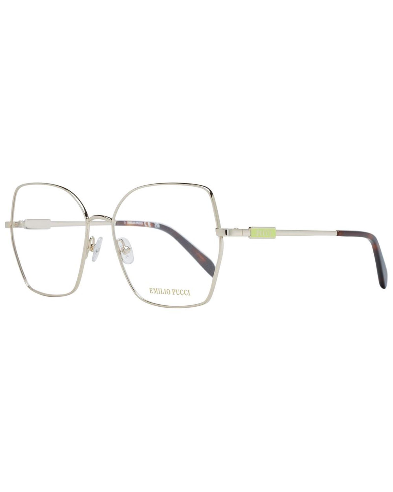 V539-PU-1049230-202506180320-00 Emilio Pucci Women's Gold Optical Frames - One Size - Image 1