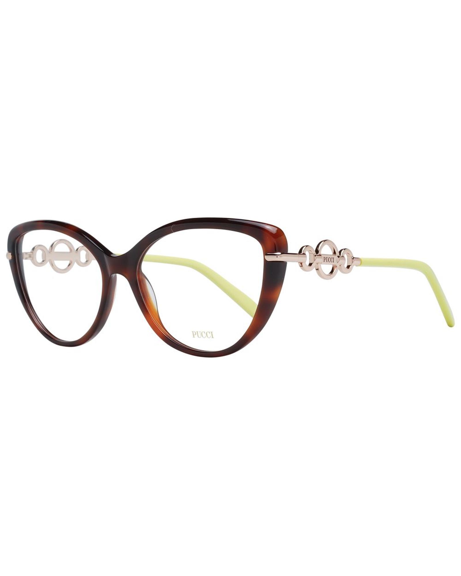 V539-PU-1049600-202506180320-00 Emilio Pucci Women's Brown Optical Frames - One Size - Image 1