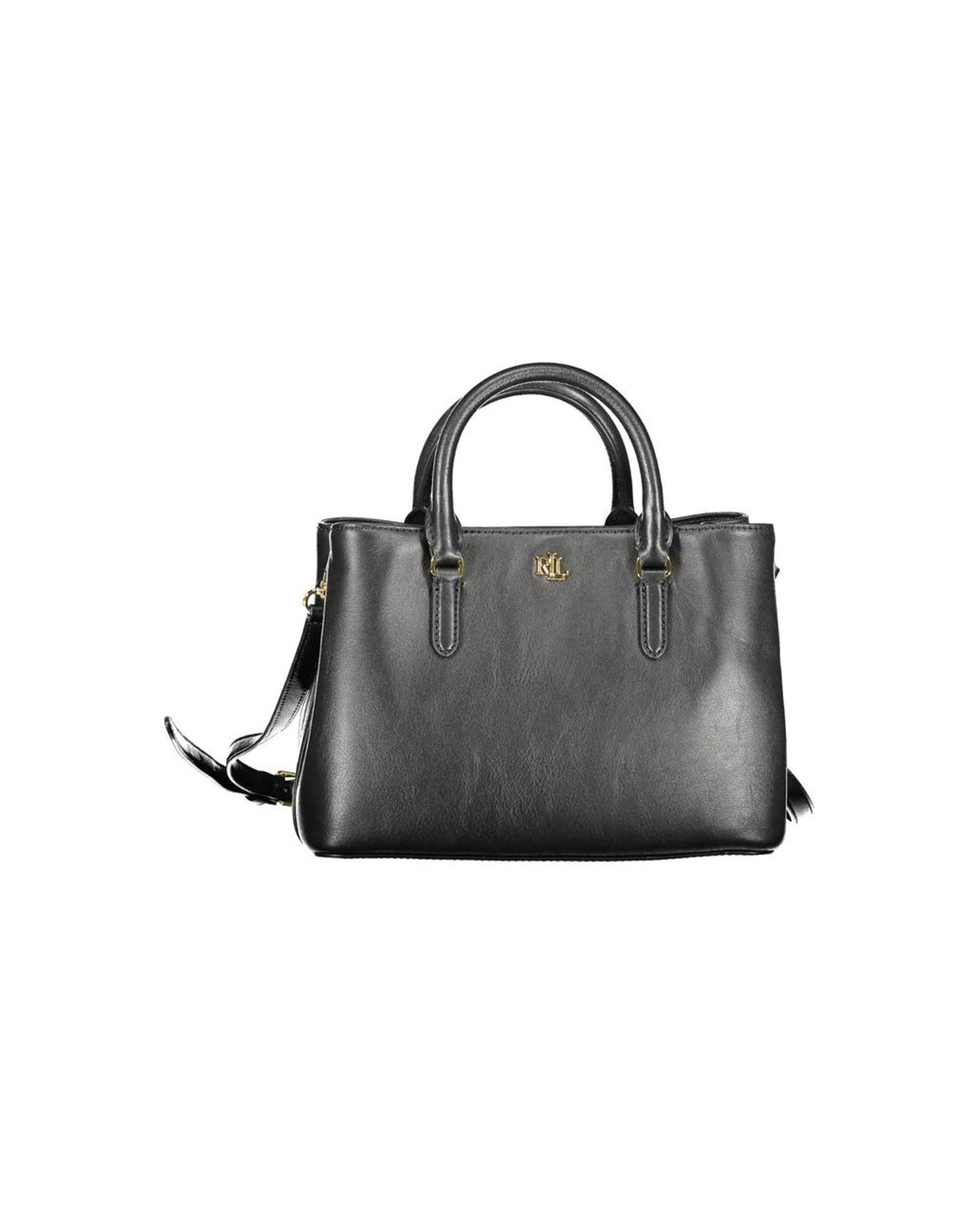V539-RA-13186-202506180640-00 Ralph Lauren Women's Black Leather Handbag - One Size - Image 1