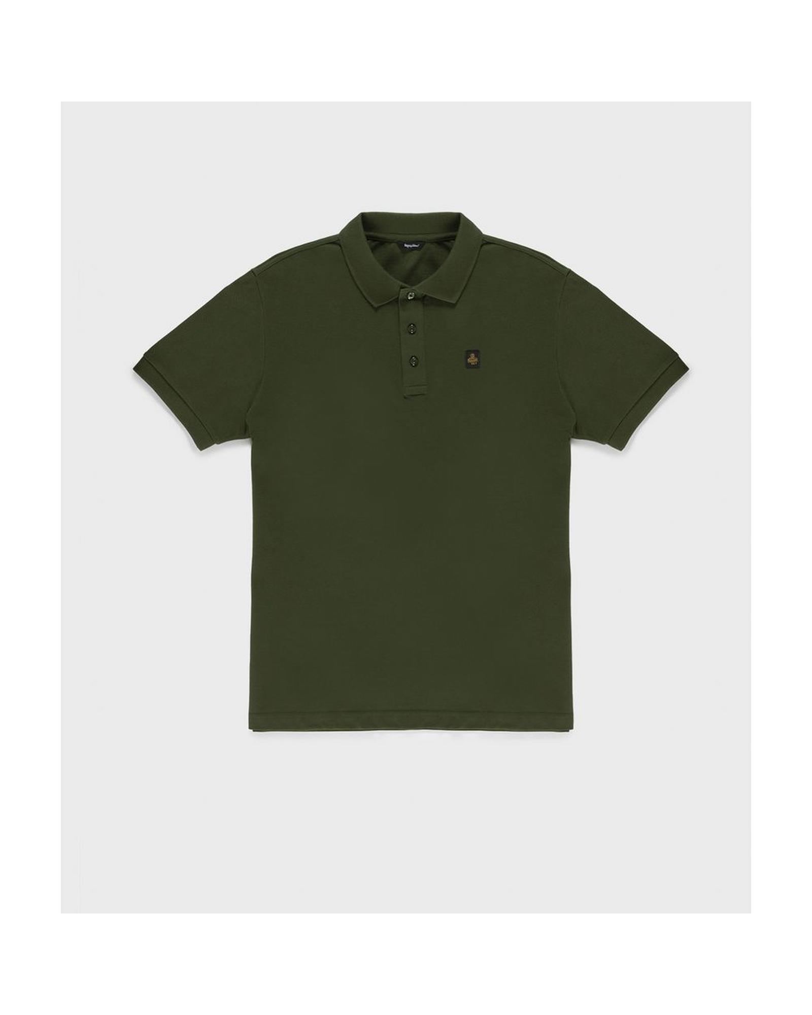 V539-RE-14991-XL-202506180652-00 Refrigiwear Men's Green Cotton Polo Shirt - XL - Image 1