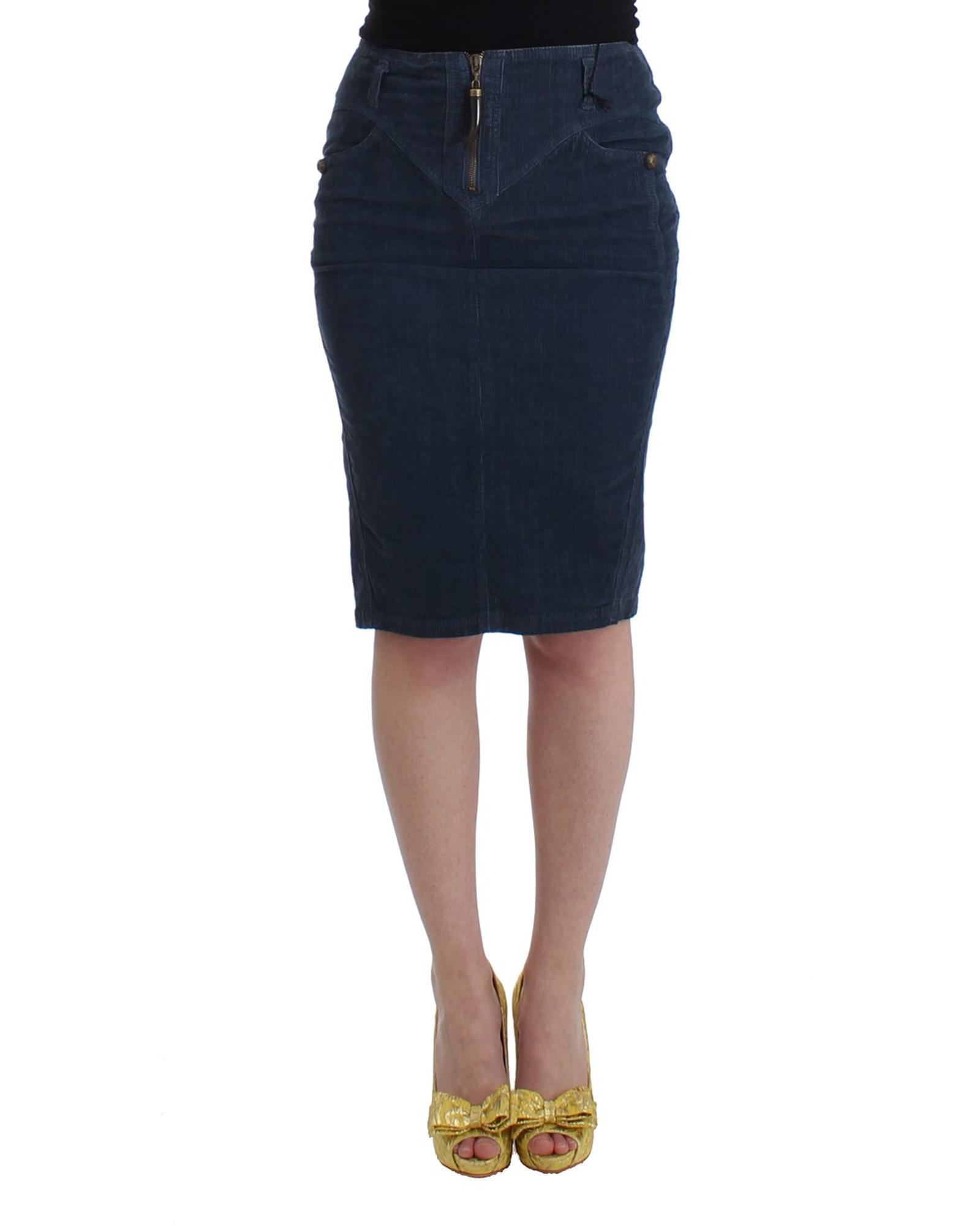 V539-SIG11824-1-202509011205-00 Just Cavalli Pencil Skirt 40 IT Women - Image 1