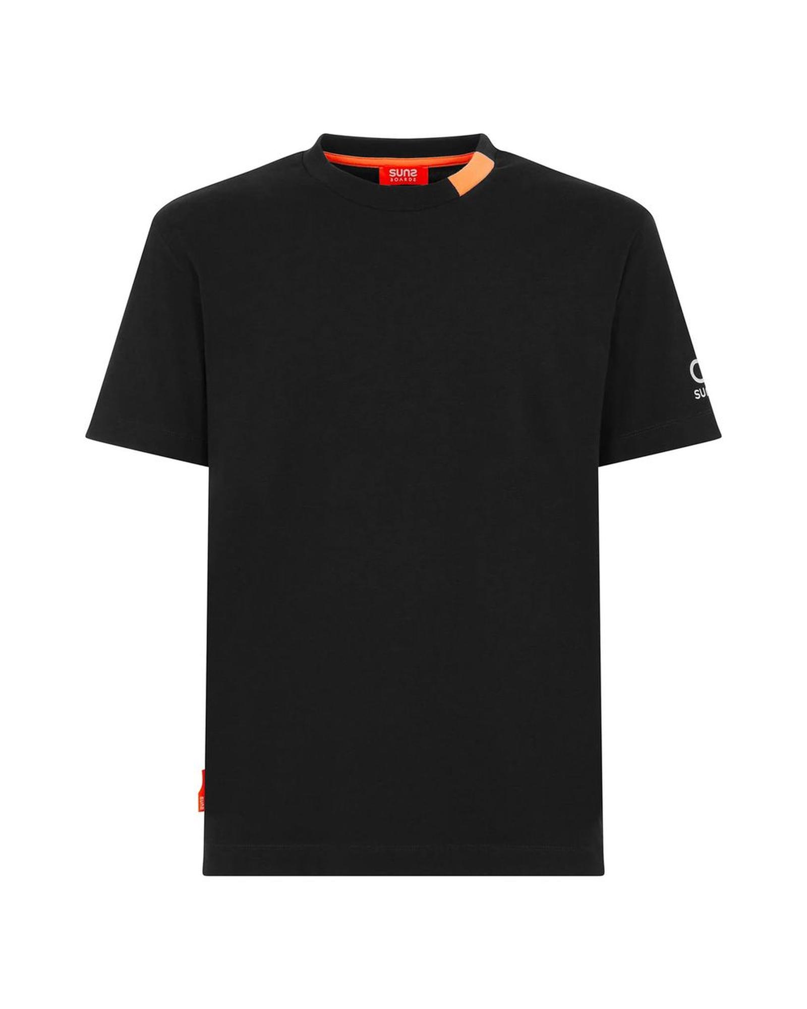 V539-SU-15025-M-202506180635-00 Suns Men's Black Cotton T-Shirt - M - Image 1