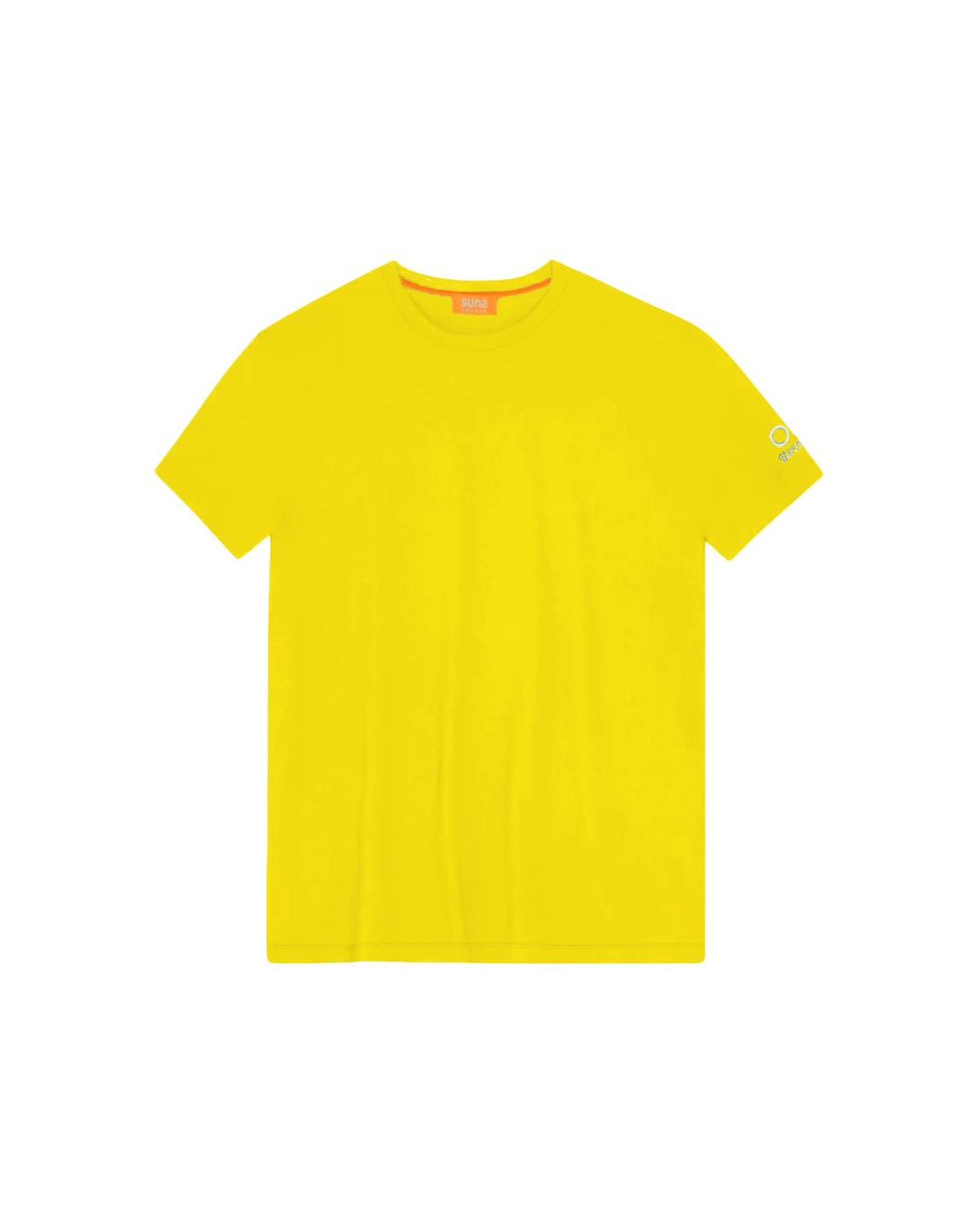 V539-SU-15067-M-202506180637-00 Suns Men's Yellow Nylon T-Shirt - M - Image 1