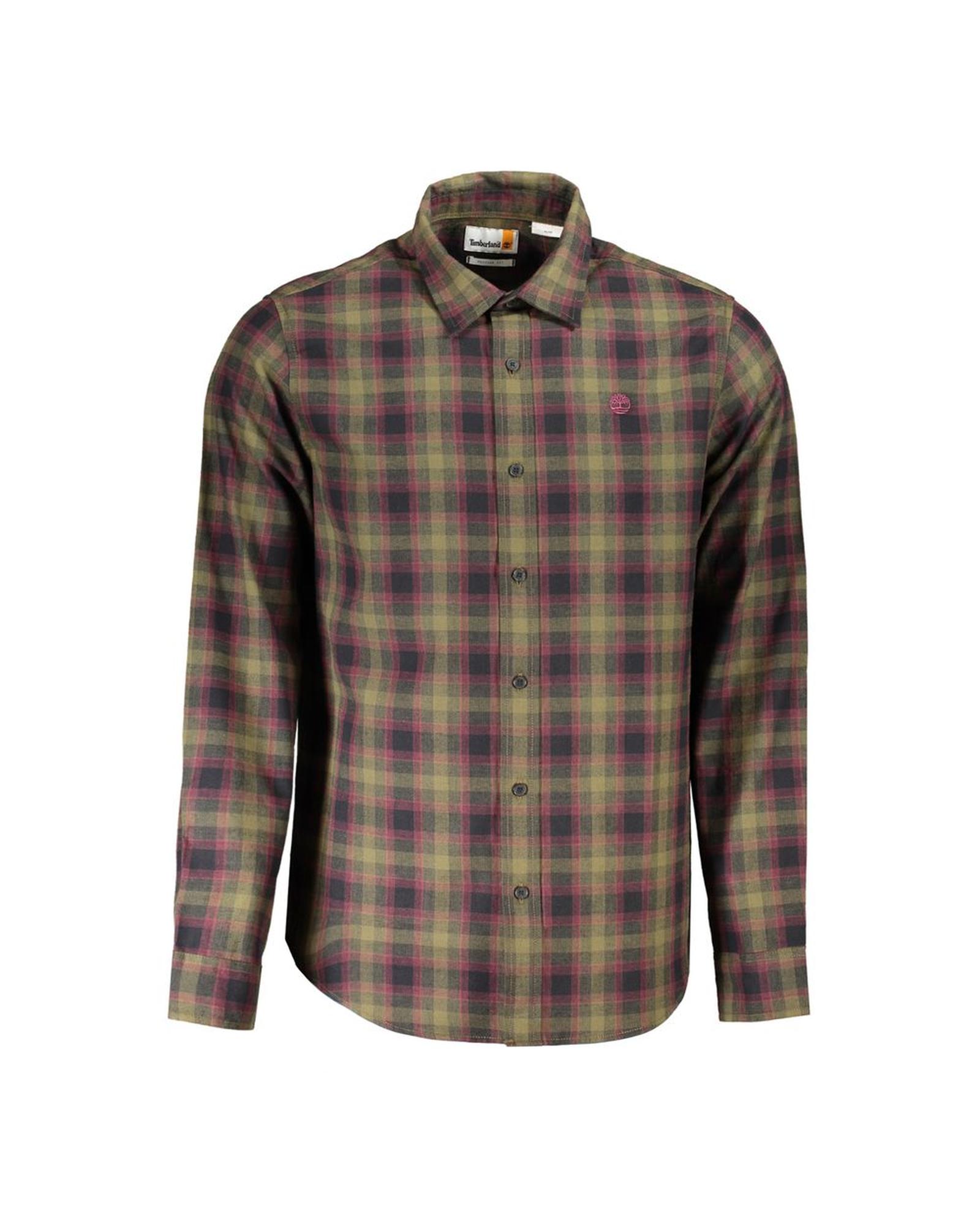 V539-TI-31667-L-202506180730-00 Timberland Men's Green Cotton Shirt - L - Image 1